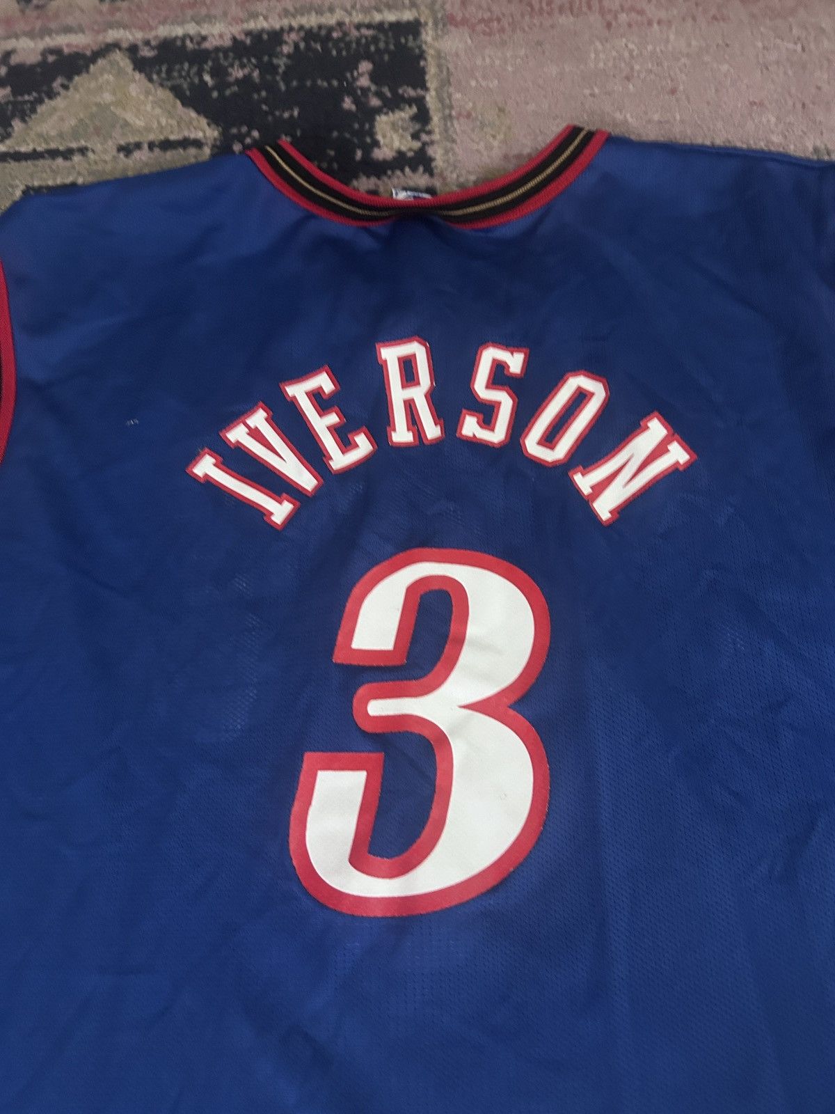 Champion Vintage Champion Allen Iverson Philadelphia 76ers Jersey Size US XL / EU 56 / 4 - 5 Thumbnail