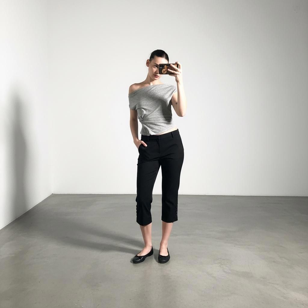Cop Copine The Cop Copine Slacks Capris Size 27" / US 4 / IT 40 - 3 Thumbnail