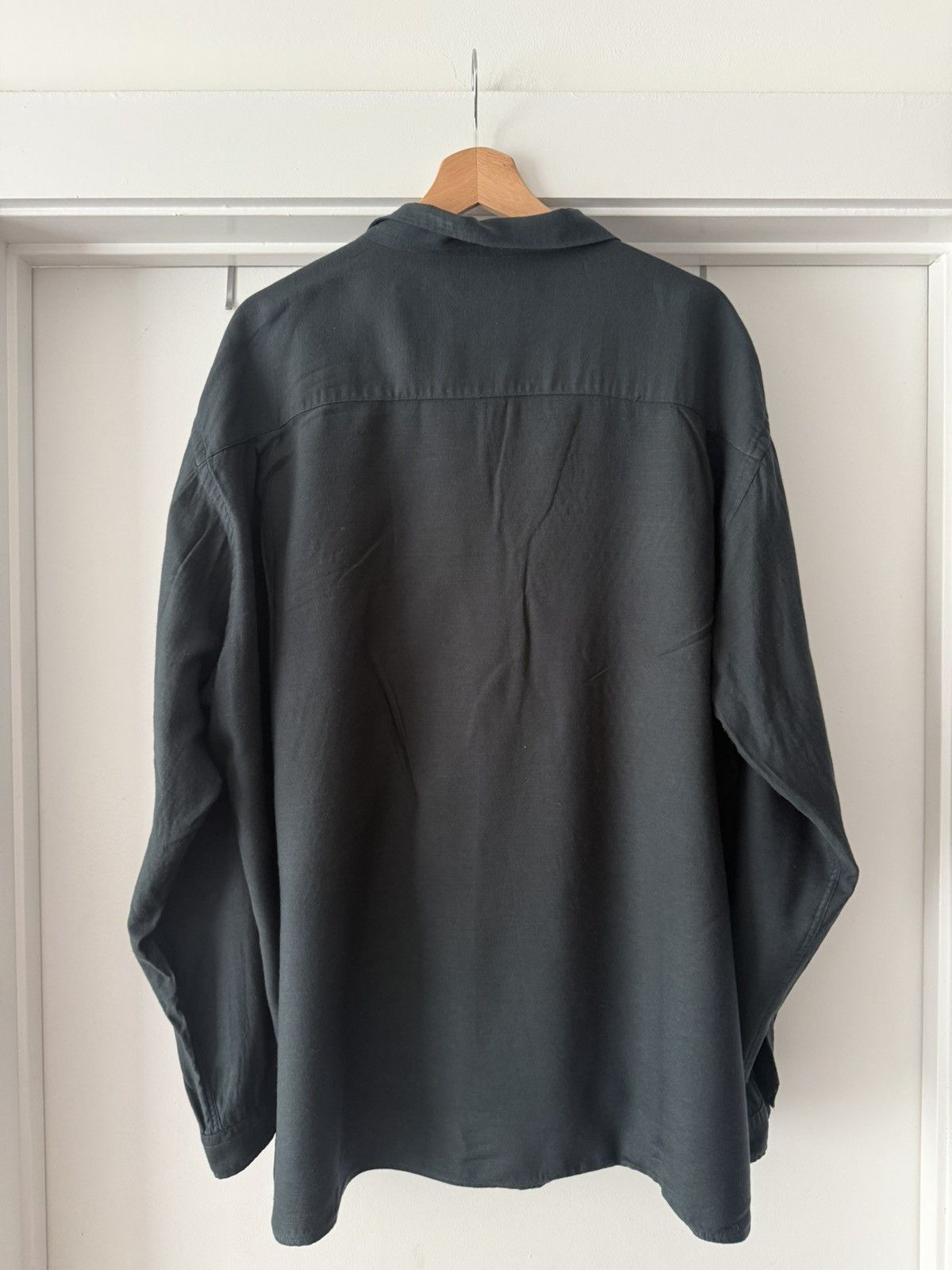Gitman Bros. Vintage Gitman Bros Vintage Rayon/Wool Long Sleeve Camp Shirt XXL Size US XXL / EU 58 / 5 - 10 Thumbnail