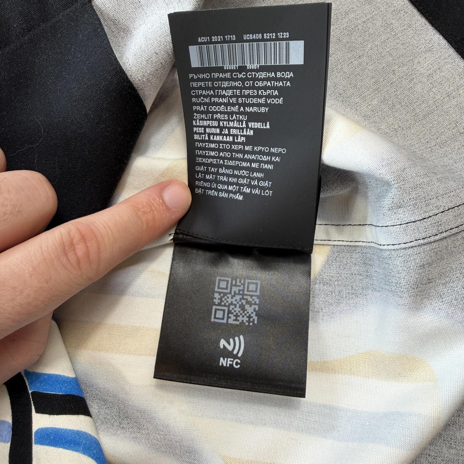 Prada Prada Double Match Shirt XL Split Flame Stripe Button Up Size US XL / EU 56 / 4 - 9 Thumbnail