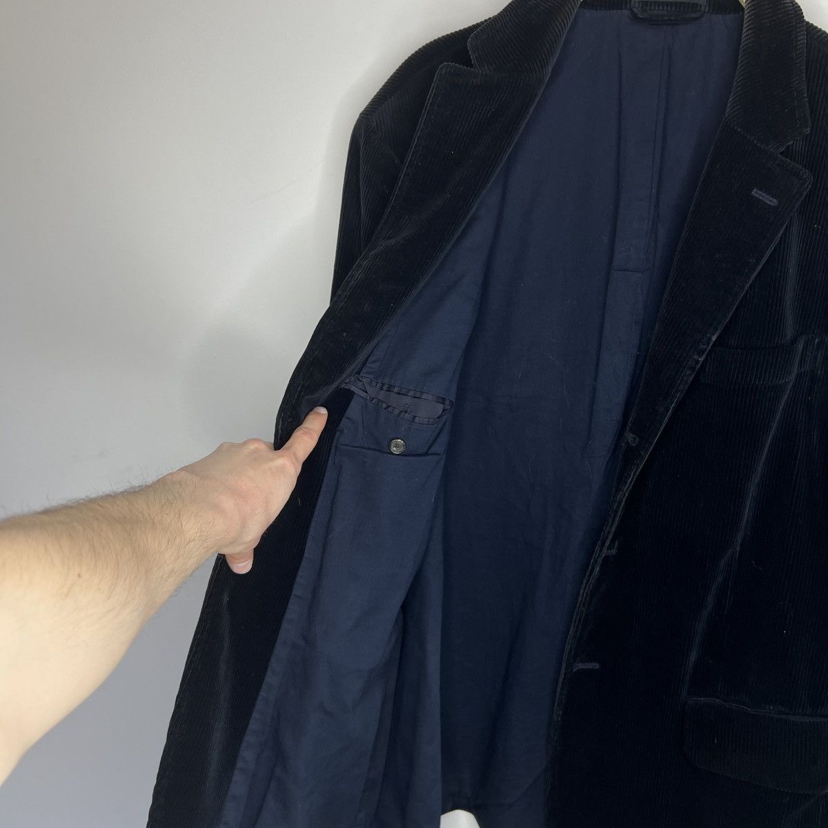 Polo Ralph Lauren × RRL Ralph Lauren × Ralph Lauren Vintage Polo Ralph Lauren Corduroy Blazer Jacket Coat Navy Size US L / EU 52-54 / 3 - 9 Thumbnail