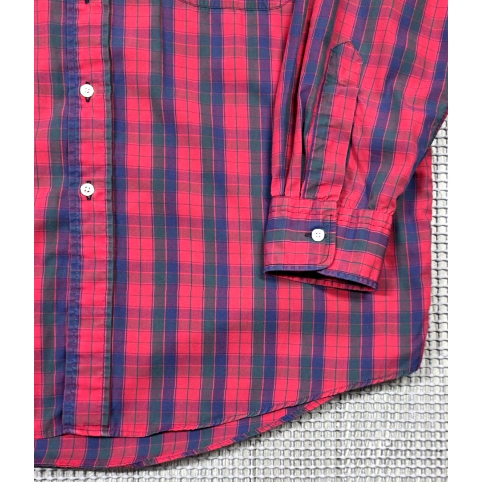 Vintage Gitman Bros Shirt Mens L Red Plaid Button-Up Long Sleeve Cotton USA Size US L / EU 52-54 / 3 - 4 Thumbnail