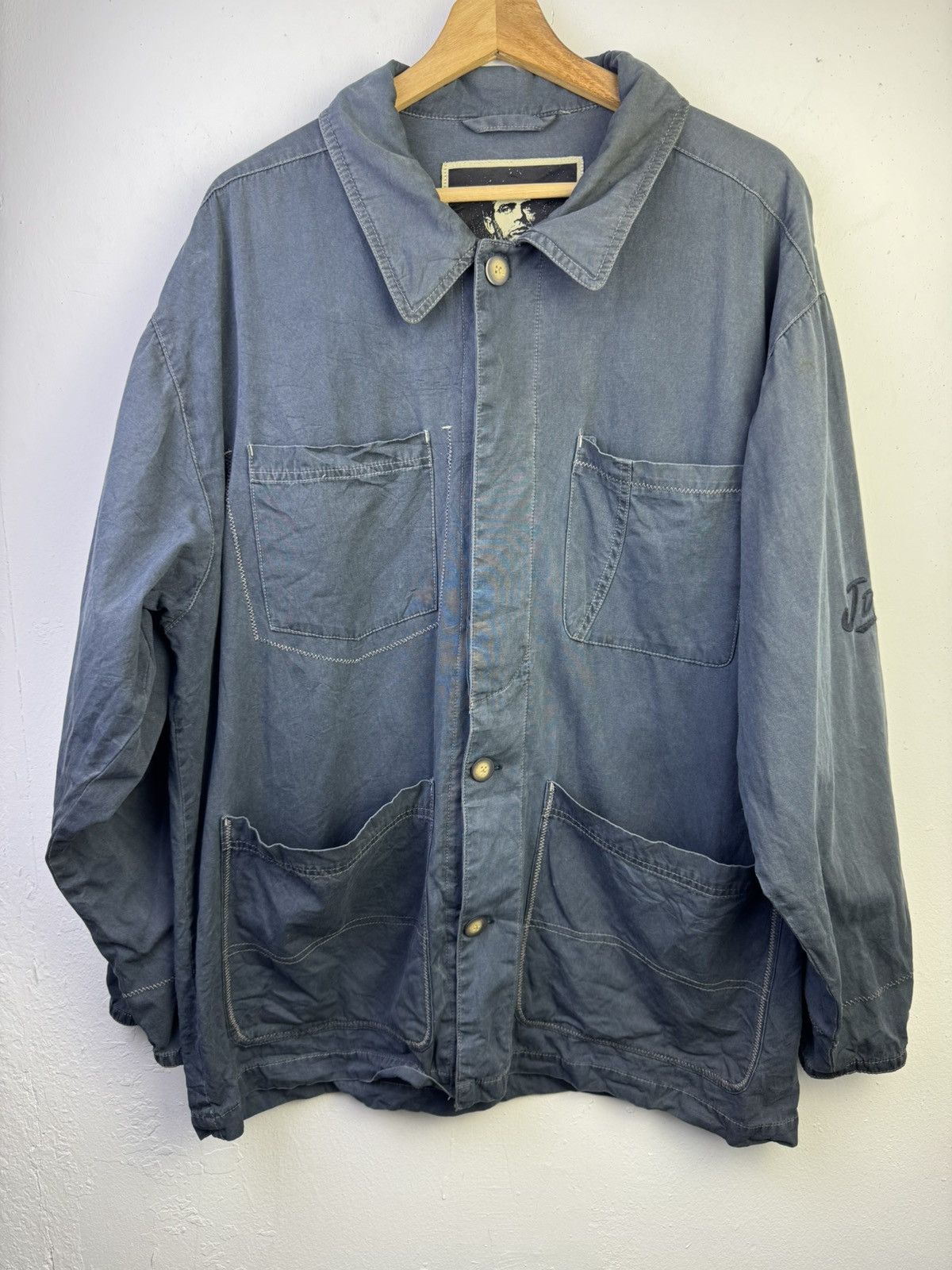 Vintage Vintage James Dean Overload Sanforized denim chore jacket Size US M / EU 48-50 / 2 - 1 Thumbnail
