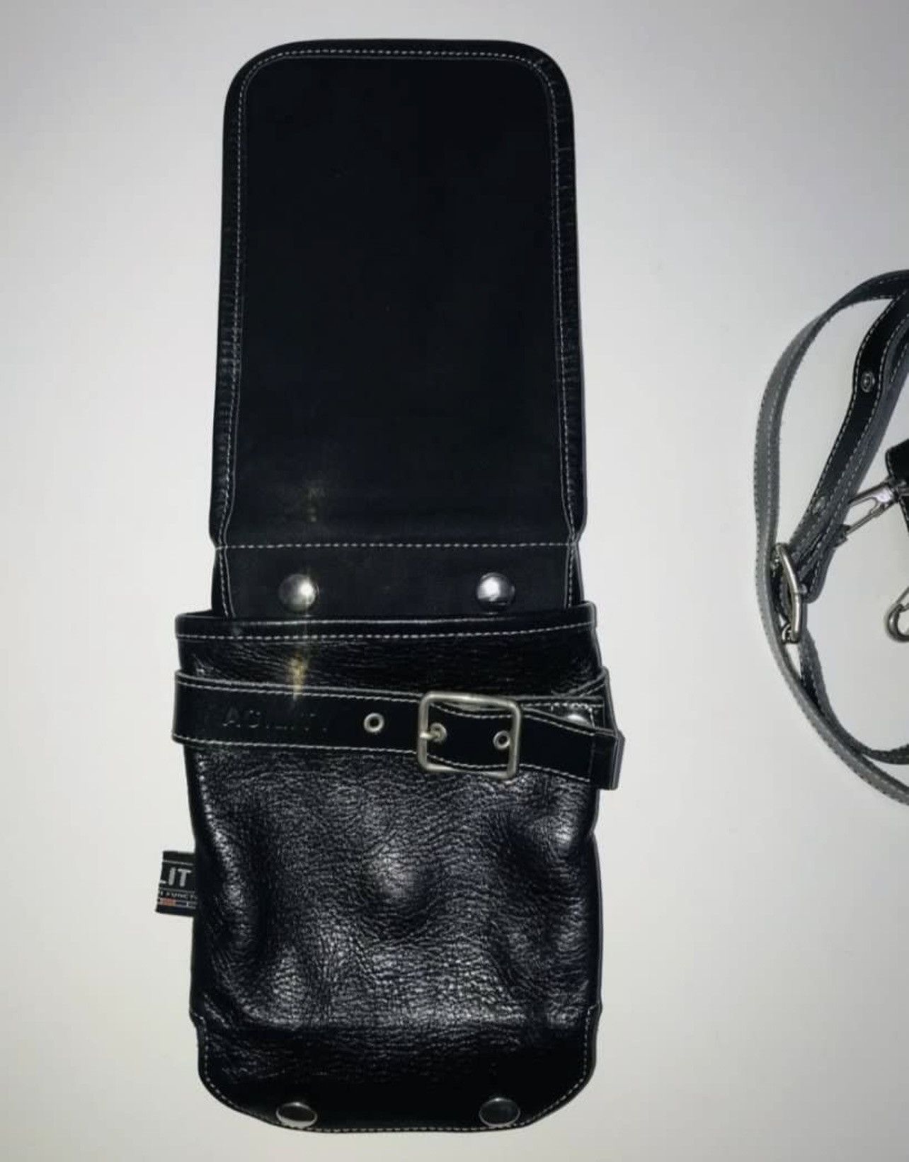 Japanese Brand AGLITY LEATHER CROSSBODY BAG Size ONE SIZE - 3 Thumbnail