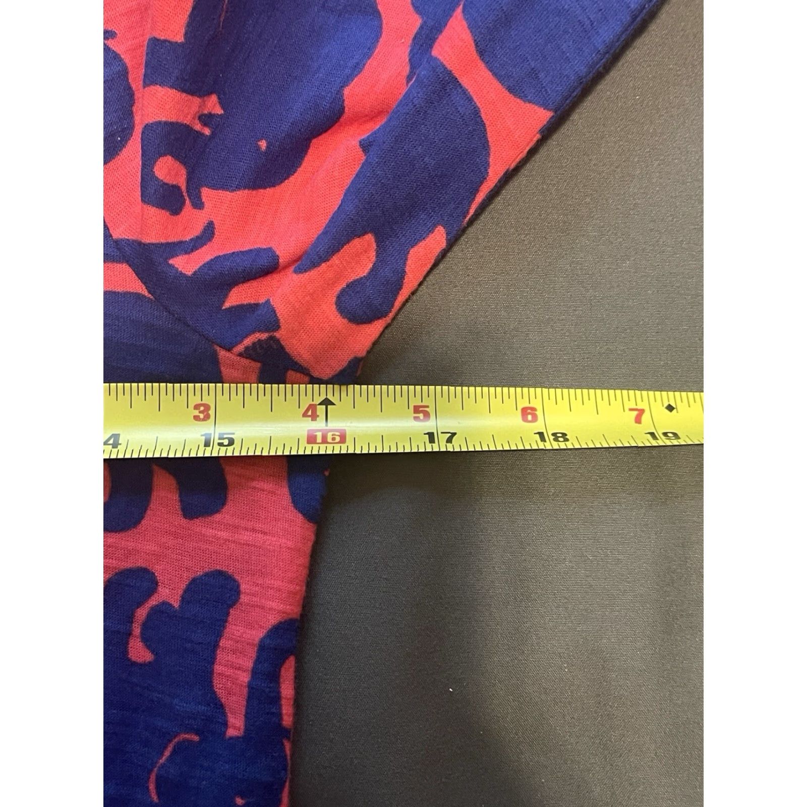 Lilly Pulitzer Lilly Pulitzer Porter Top Shirt Women XS Pink Geometric Print 100% Cotton Regular Knit Buttons Short Sleeve Beach Boho Summer 90s-esque? Size XS / US 0-2 / IT 36-38 - 5 Thumbnail