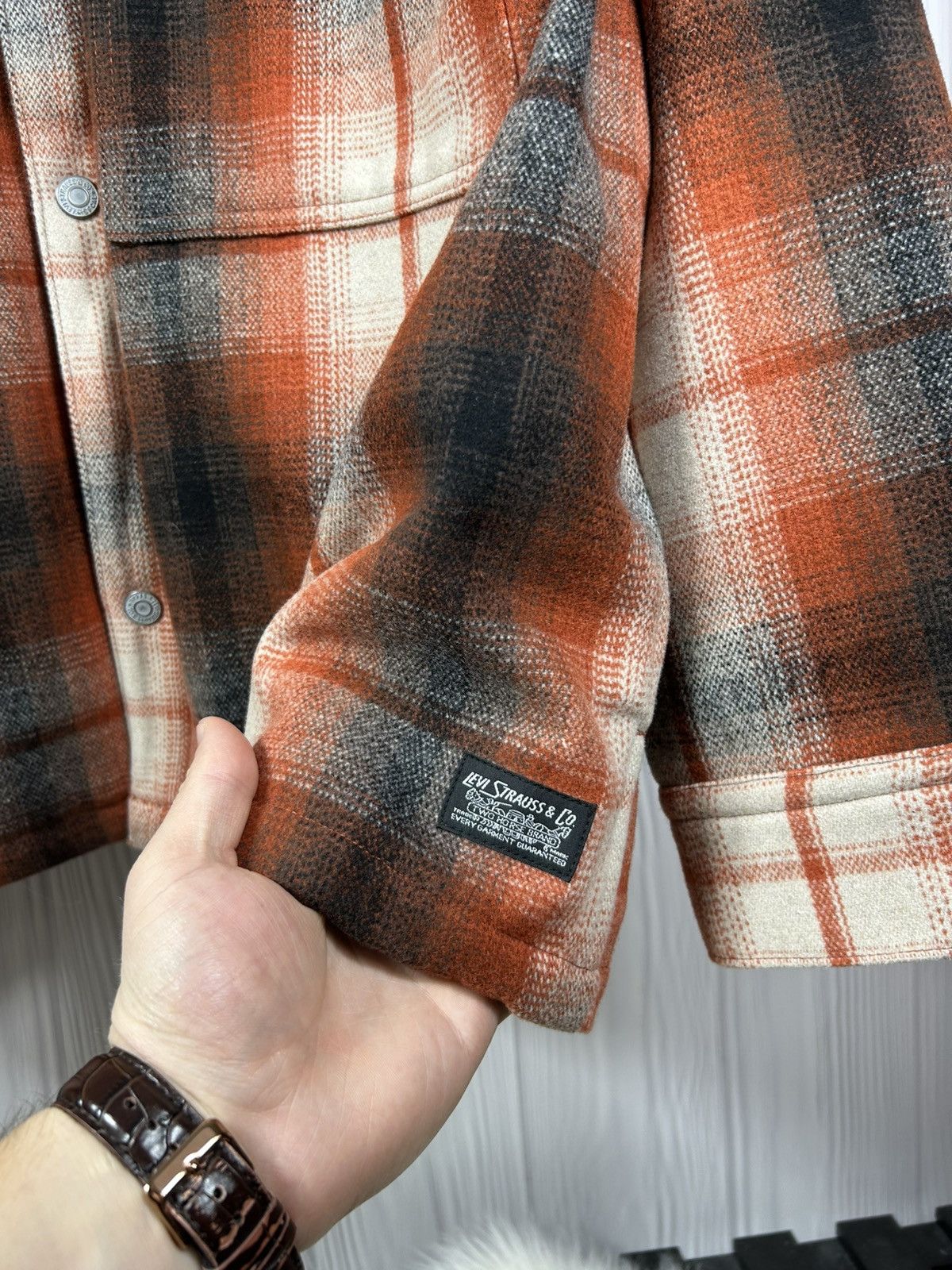 Levi's Levi’s Portola Chore Coat Wool Blend Plaid Flannel Snap Size US L / EU 52-54 / 3 - 6 Thumbnail
