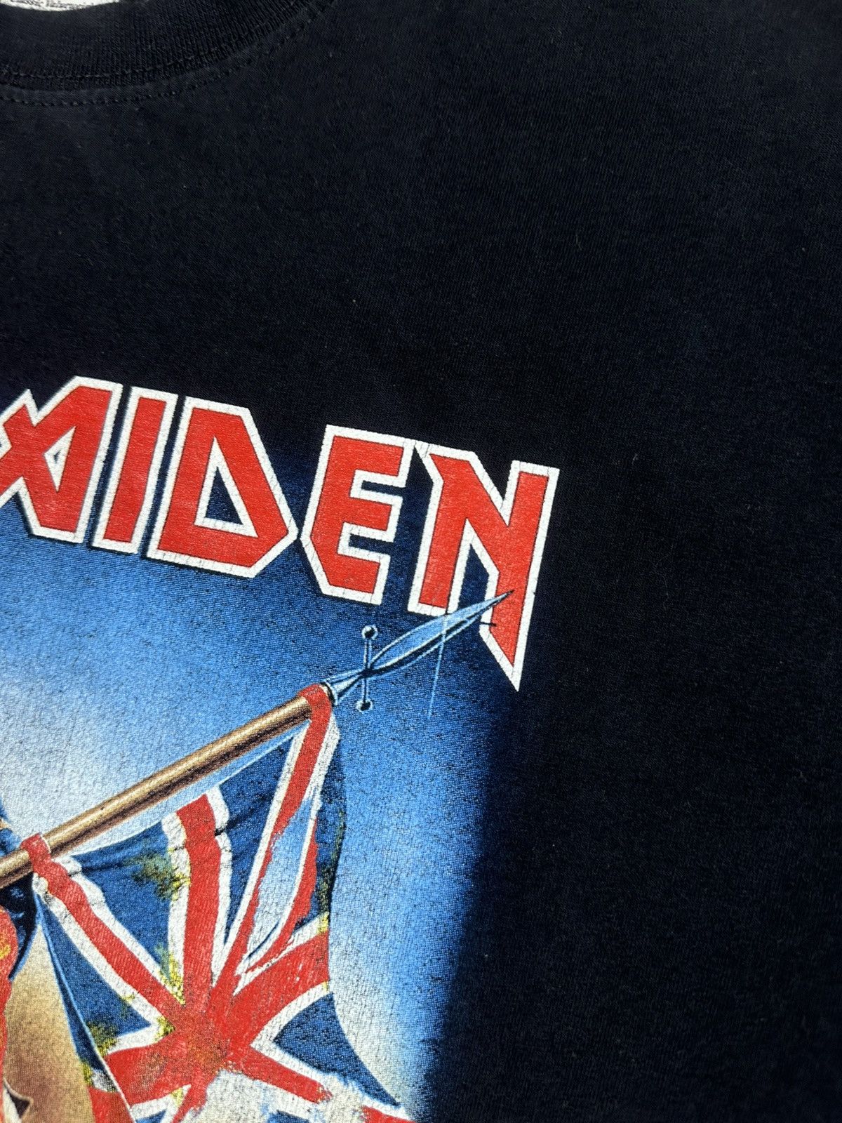 Iron Maiden Iron Maiden Overprint Logo Rock Band T-Shirt Size US M / EU 48-50 / 2 - 8 Thumbnail