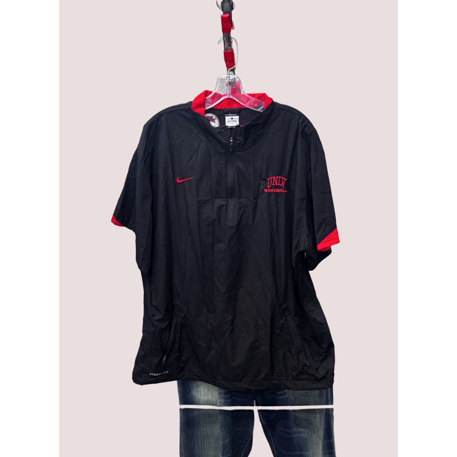 Nike Nike UNLV Baseball Chambers Windbreaker SWEATER Large L Shirt Mens Size US L / EU 52-54 / 3 - 1 Thumbnail