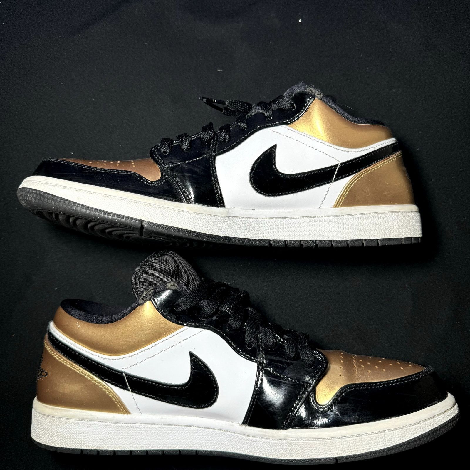 Jordan Brand × Nike Size 11 - Nike Air Jordan 1 Low Gold Toe Men's Shoes Size US 11 / EU 44 - 2 Thumbnail