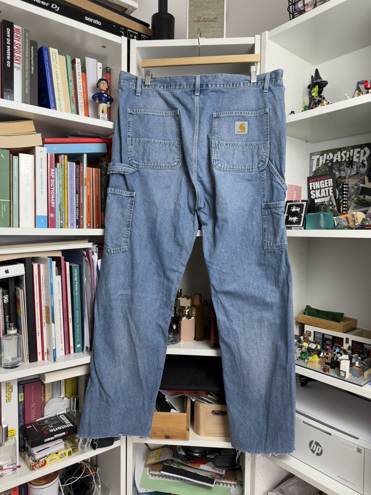 Carhartt × Carhartt Wip Carhartt wip babyblue denim single knee carpenter pants 38x32 Size US 38 / EU 54 - 1 Thumbnail