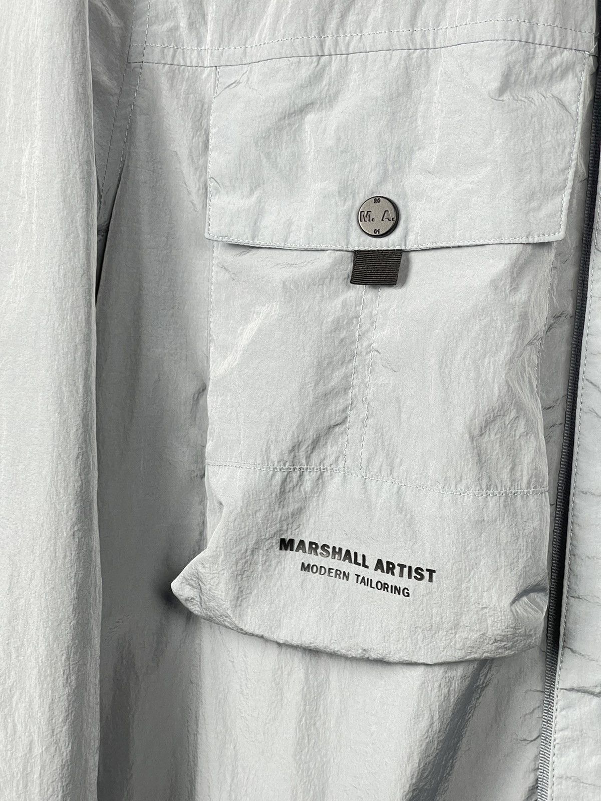 Marshall Artist Marshall Artist Casual Chrome Nylon Overshot Jacket Size L Size US L / EU 52-54 / 3 - 6 Thumbnail