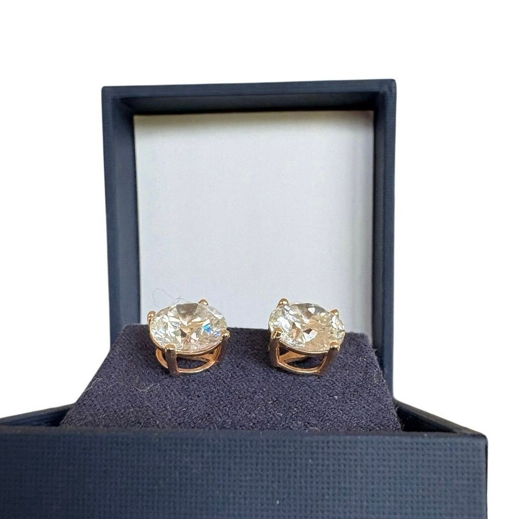 Other 6 Carat Total Lab Grown Diamond Stud Earrings 14k Gold VVS2 Size ONE SIZE - 7 Thumbnail