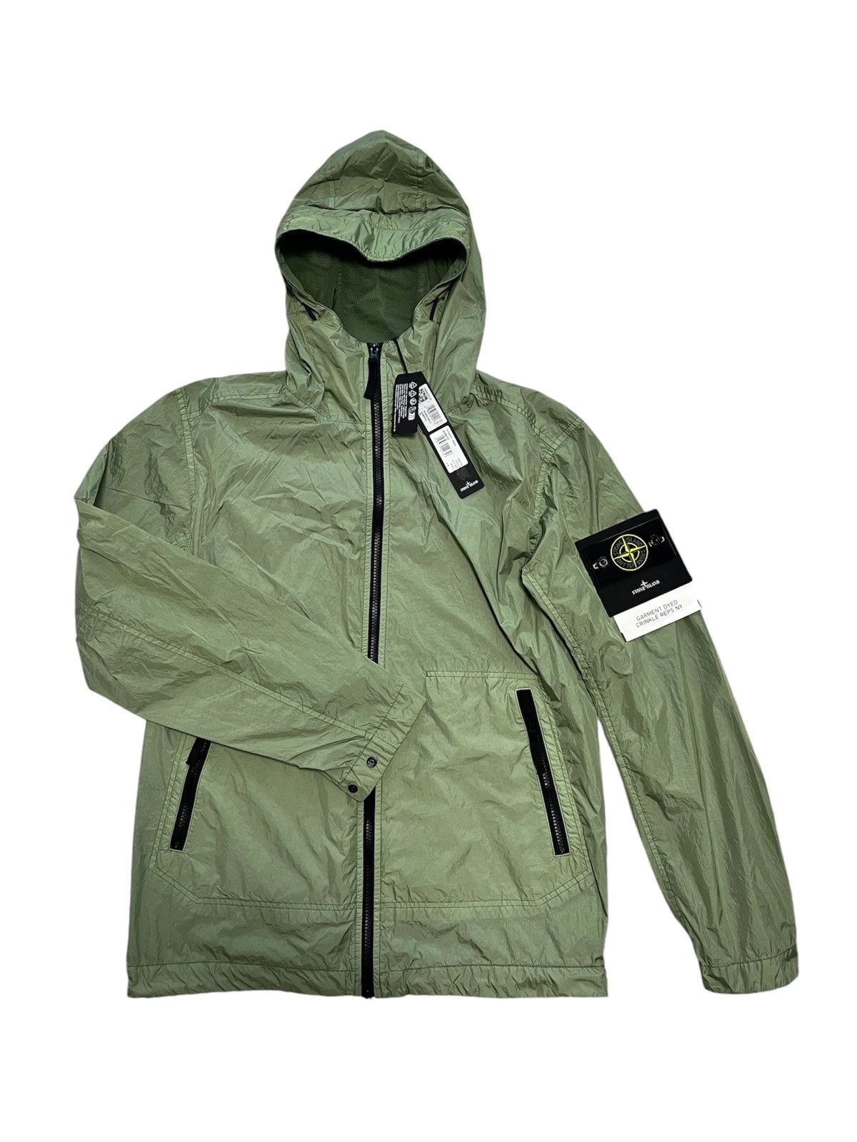 Stone Island Stone Island Crinkle Reps Hooded Jacket light jacket Size US M / EU 48-50 / 2 - 1 Thumbnail