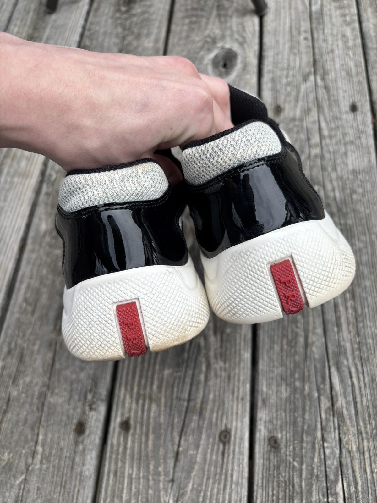 Prada Americas Cup Black Patent Size 7 Size US 7 / EU 40 - 5 Thumbnail