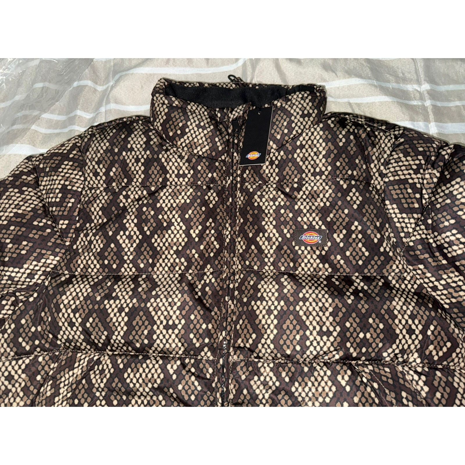Dickies Dickies Camden Puffer Jacket Small Snakeskin Python 149 MSRP Size S / US 4 / IT 40 - 7 Thumbnail