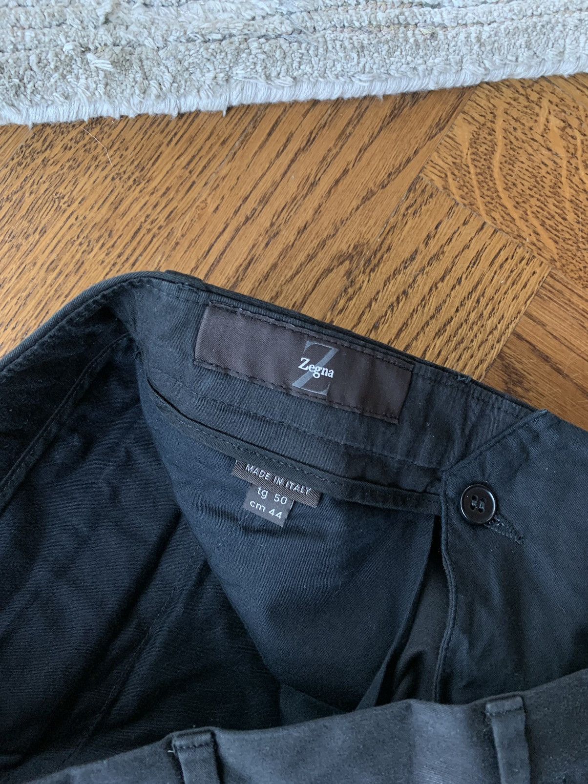 Designer × Ermenegildo Zegna × Z Zegna Ermenegildo Zegna Trousers Cotton Pants Light Straight Italy Size US 33 - 6 Thumbnail