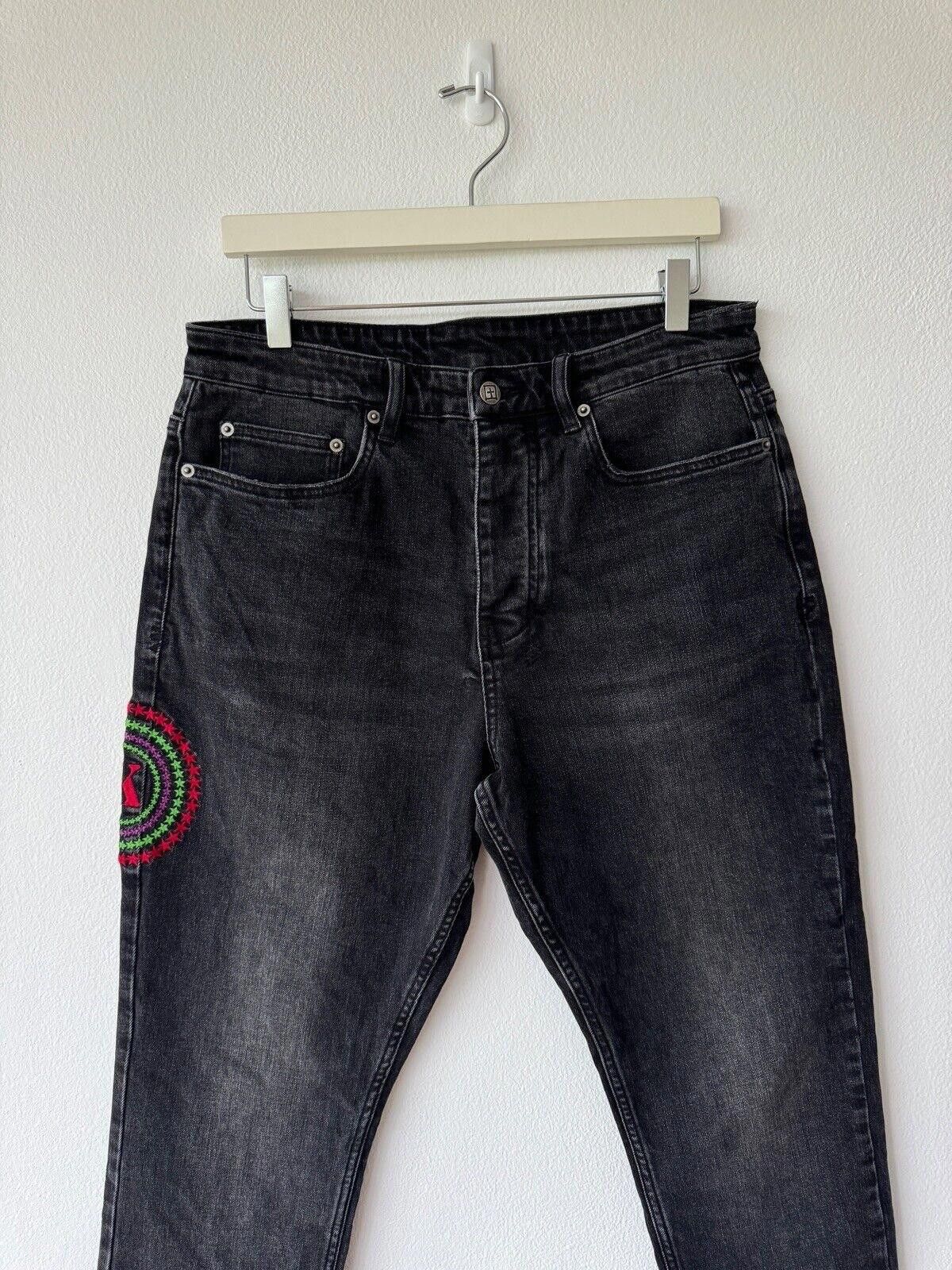 Ksubi new Ksubi mens denim jean wolfgang 32 static black grey slim Size US 32 / EU 48 - 2 Thumbnail