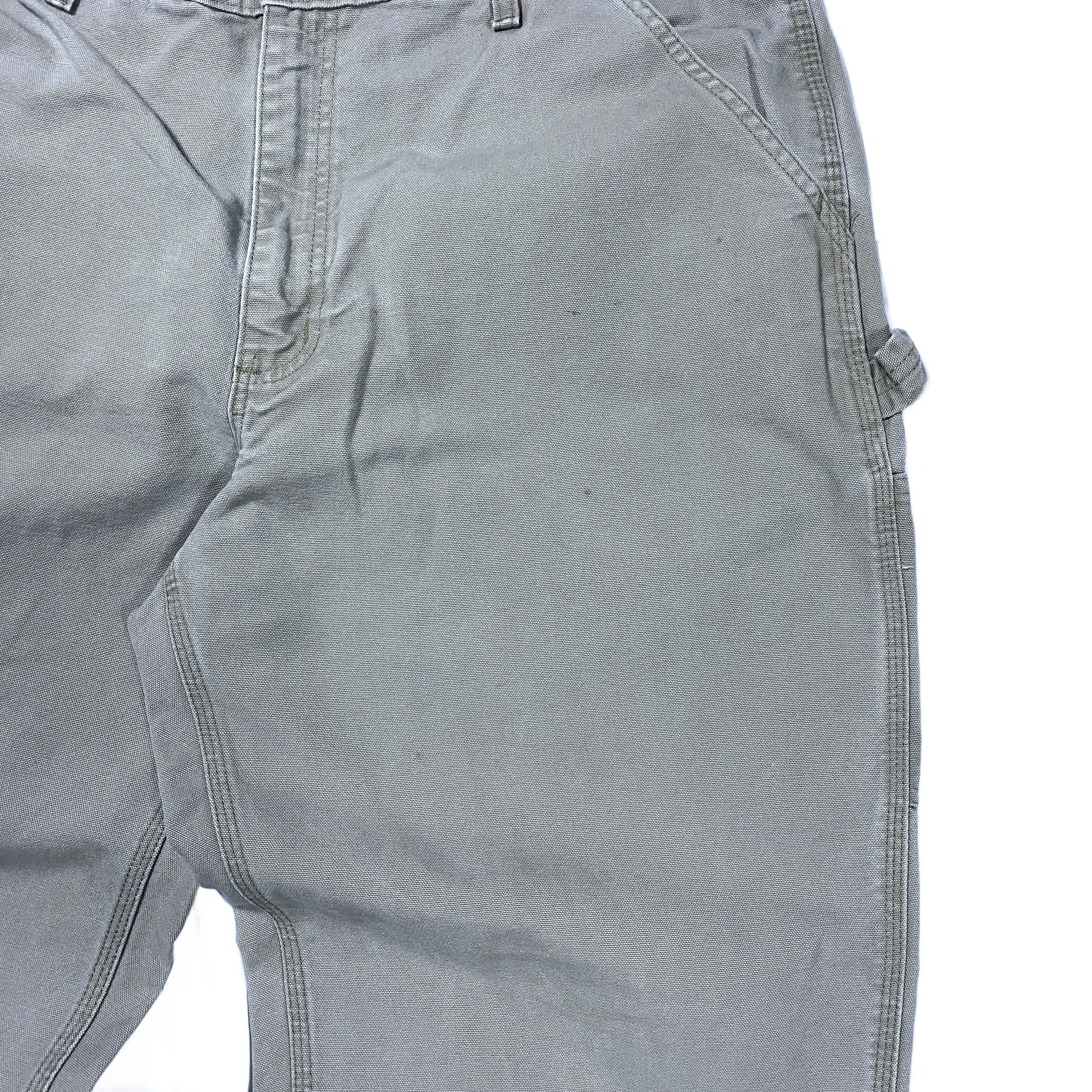 Carhartt Vintage Carhartt B136 Gray Duck Canvas Work Pants 38x32 Size US 38 / EU 54 - 5 Thumbnail