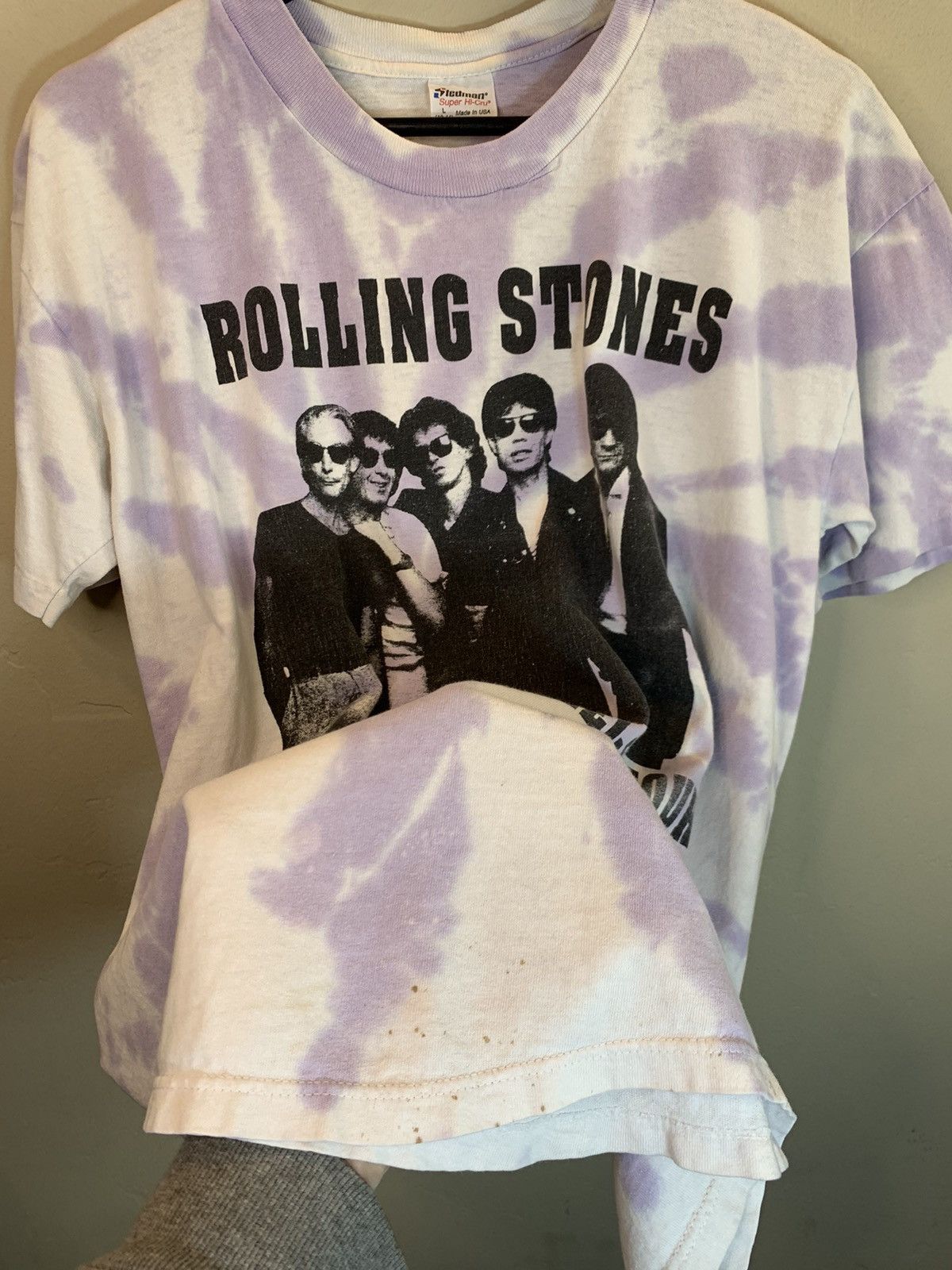 Band Tees *RARE* Vintage 80’s Rolling Stones Steel Wheels Tour T-Shirt Size US L / EU 52-54 / 3 - 5 Thumbnail