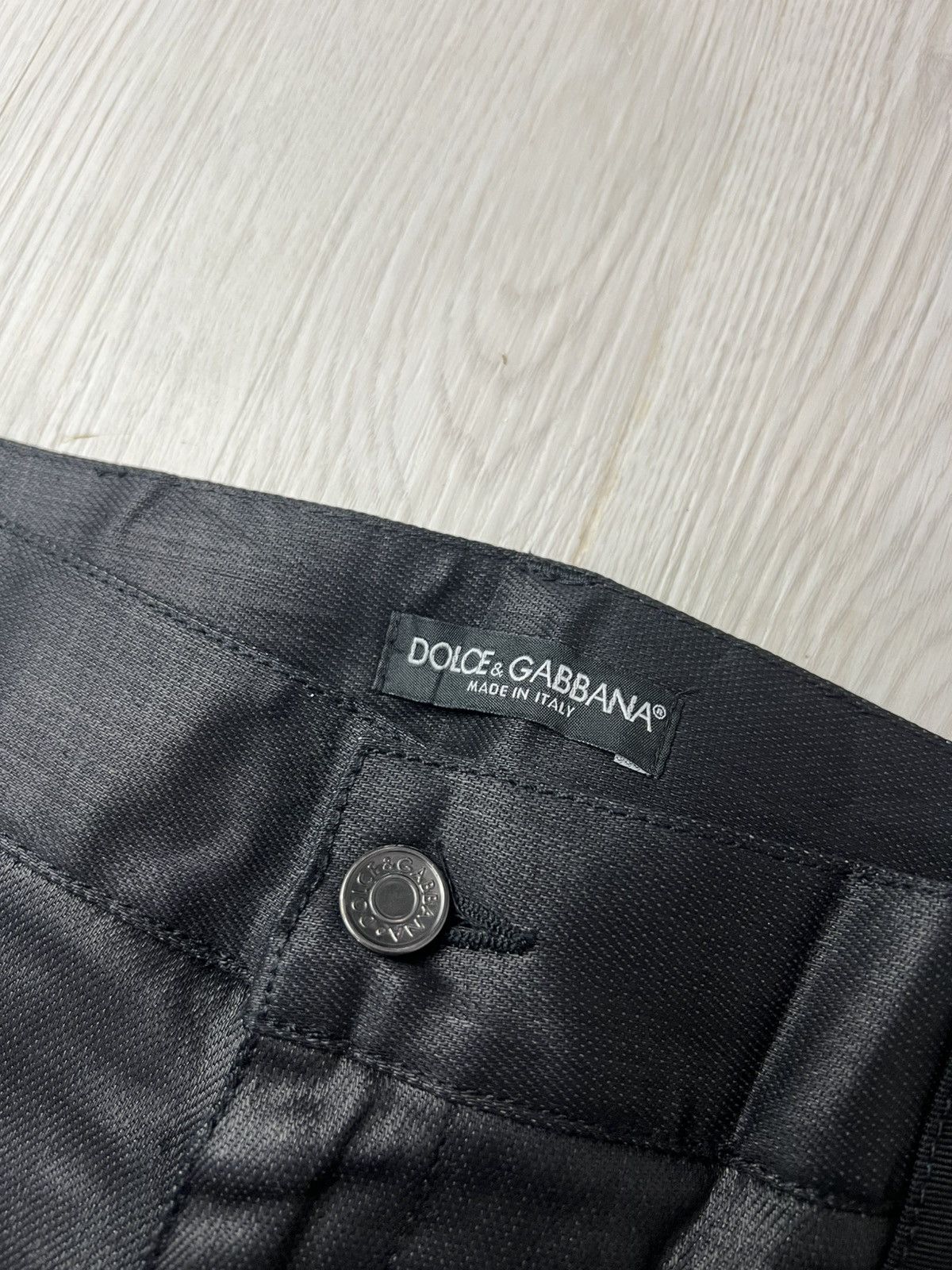 Dolce & Gabbana Dolce Gabbana Black Coated Denim Size US 35 - 5 Thumbnail