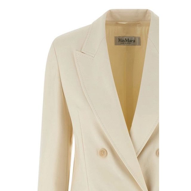 Max Mara MAX MARA Suez White Cotton Blazer Jacket New & Authentic (Wo Size XS / US 0-2 / IT 36-38 - 3 Thumbnail