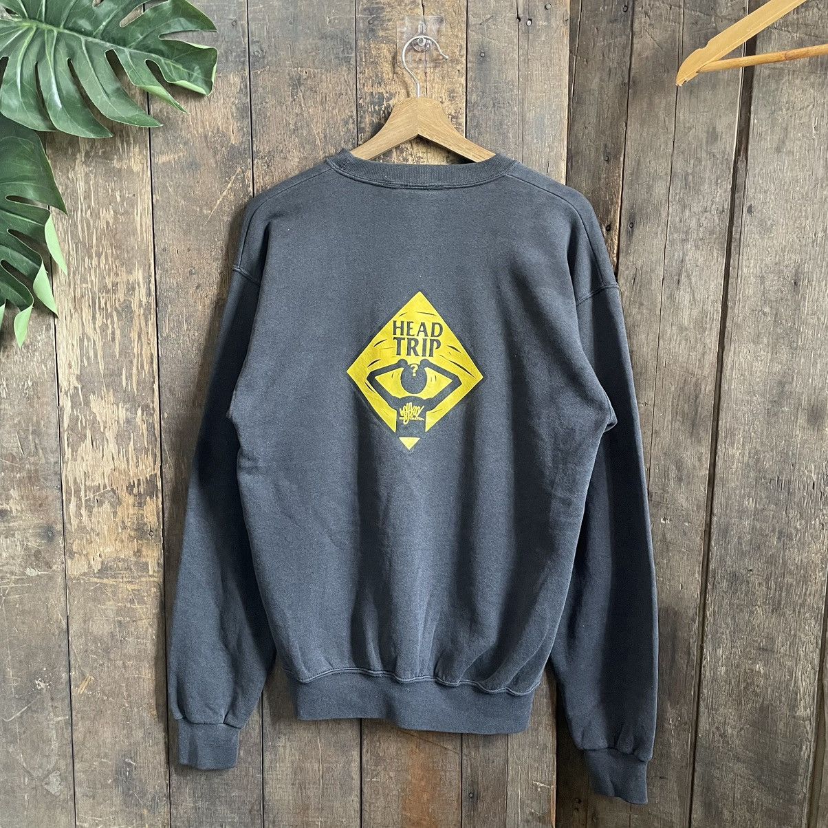 Vintage Vintage 90’s Jami Clothing Head Trip Game Sweatshirt Size US M / EU 48-50 / 2 - 1 Thumbnail
