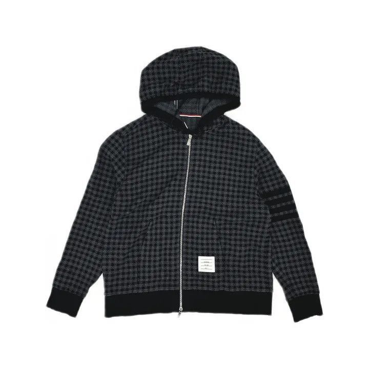 Thom Browne Thom Browne Plaid Hooded Jacket for Men -2507 Size US S / EU 44-46 / 1 - 1 Thumbnail