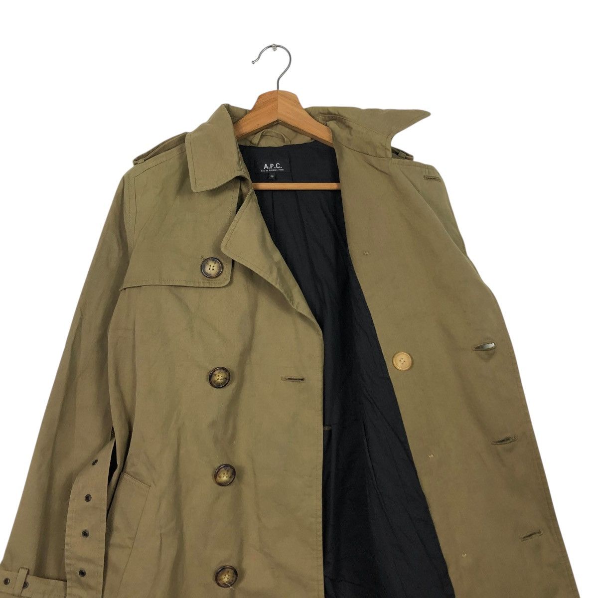 A.P.C. 🔥RUNWAY LONG JACKET APC DOUBLE BREAST Size US S / EU 44-46 / 1 - 12 Thumbnail