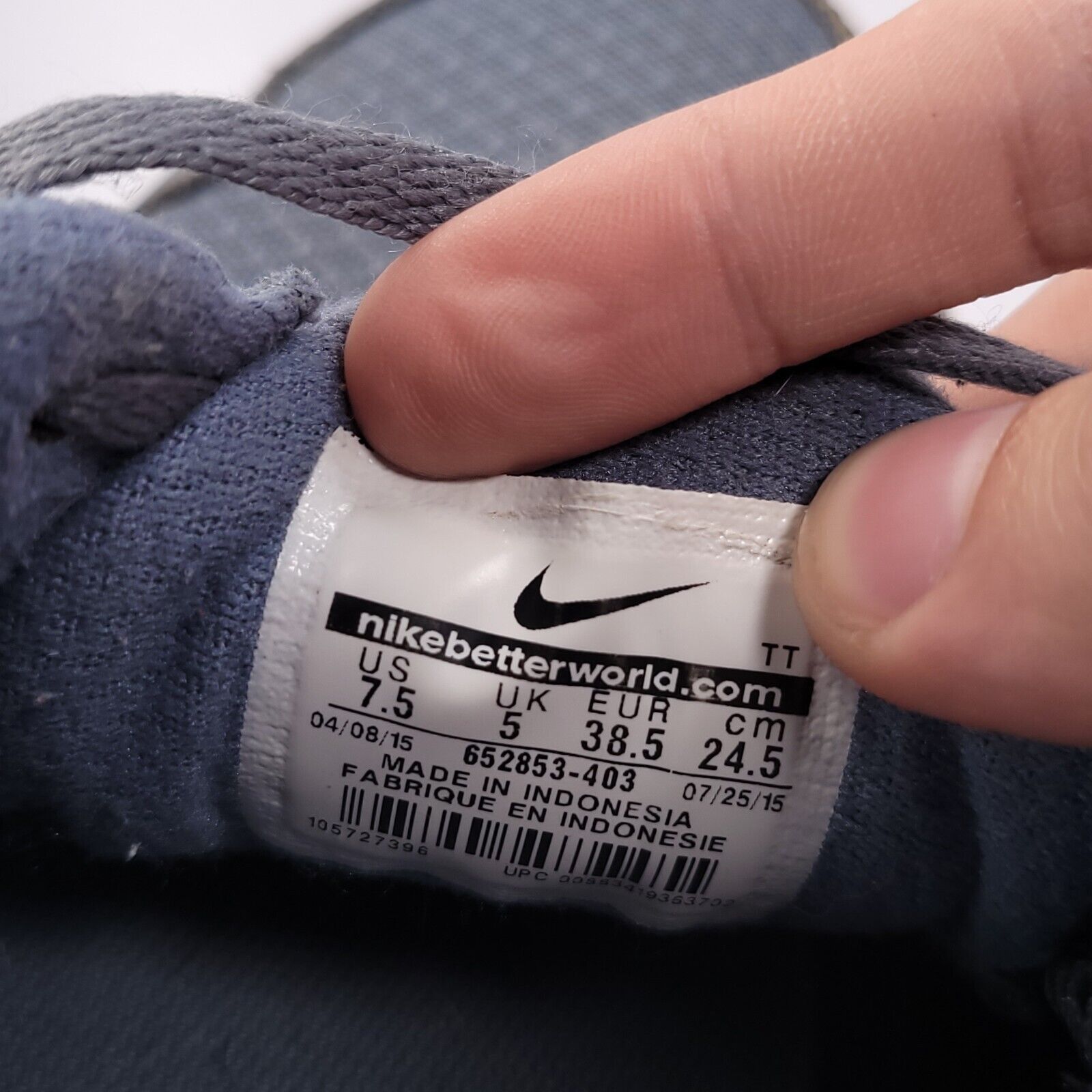 Nike Nike Flex Experience RN 3 Shoe Womens Size 7.5 652853-403 Size US 7.5 / IT 37.5 - 9 Thumbnail