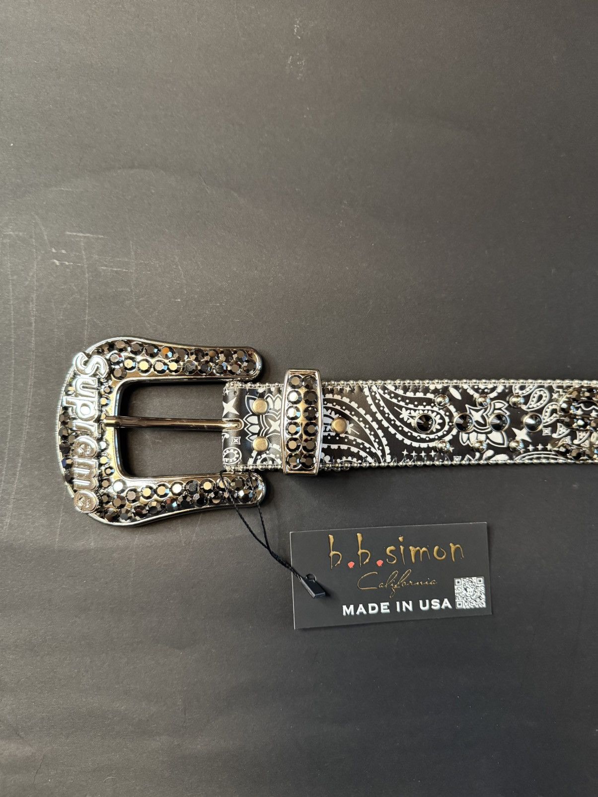 B.B. Simon × Supreme Supreme b.b. Simon Bandana Belt Size 28 - 4 Thumbnail