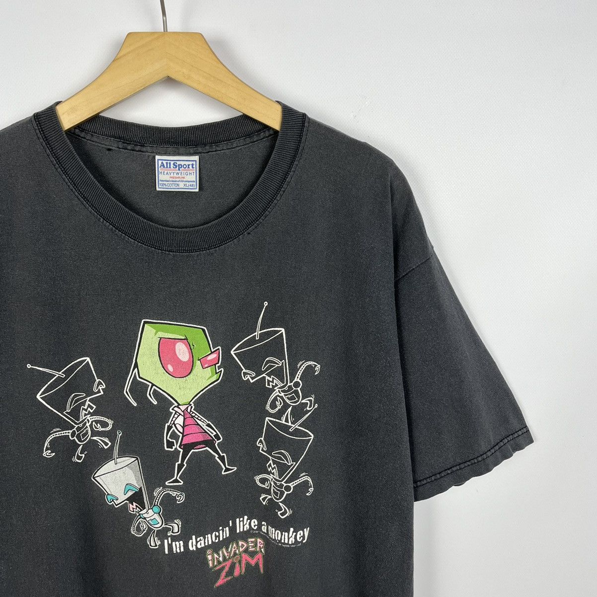 Cartoon Network × Vintage Vintage Invader Zim rare cartoon faded tee 2001 Size US XL / EU 56 / 4 - 2 Thumbnail