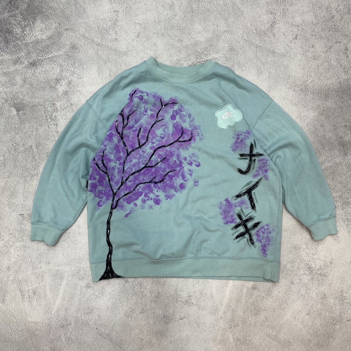 Japanes style y2k nike custom hoodie