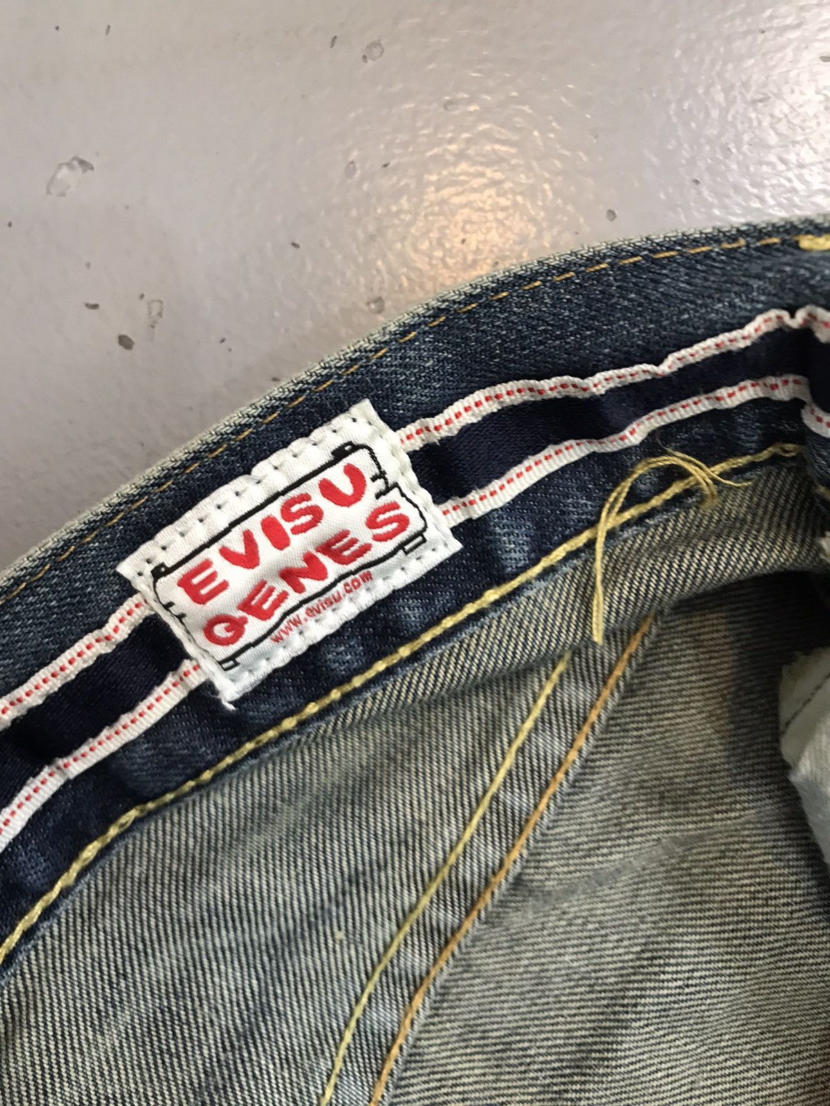 Japanese Brand × Vintage Vintage Evisu inspired crazy diecock denim Size US 30 / EU 46 - 7 Thumbnail