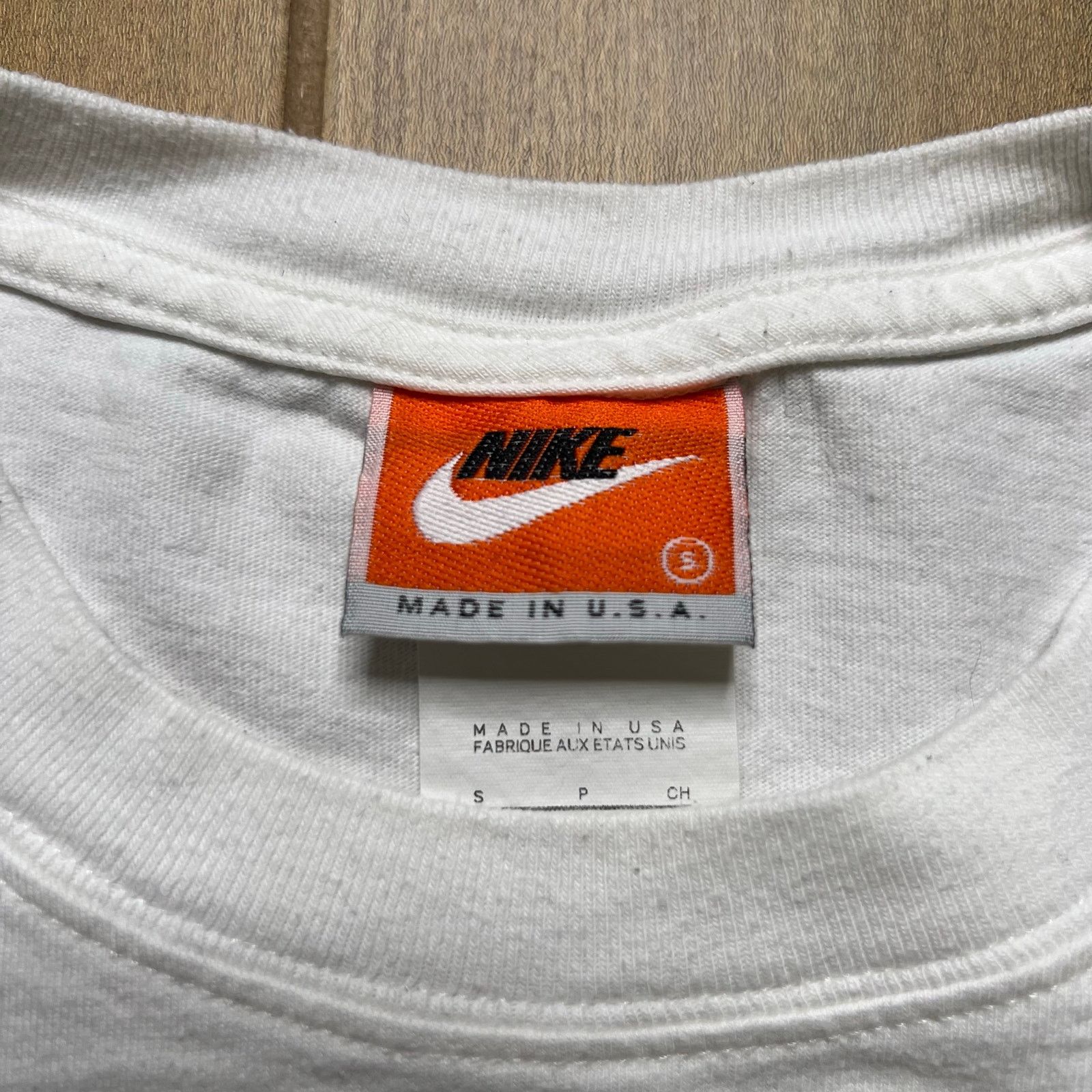 Nike Vintage 90s Nike t-shirt Single Swoosh Men Sz S Made in USA Size US S / EU 44-46 / 1 - 3 Thumbnail