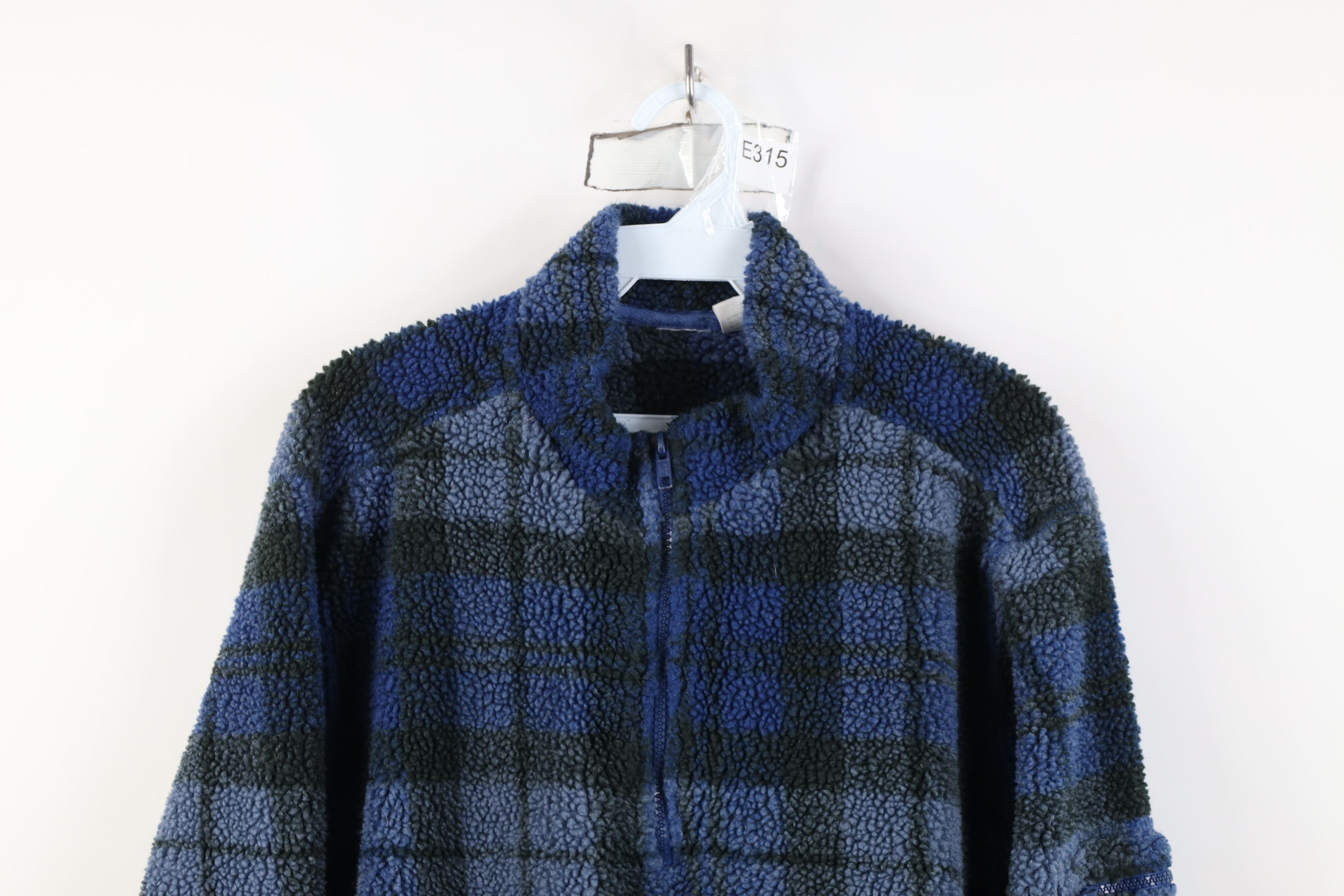 Vintage Vintage 90s Streetwear Pile Fleece Half Zip Pullover Sweater Size S / US 4 / IT 40 - 2 Thumbnail