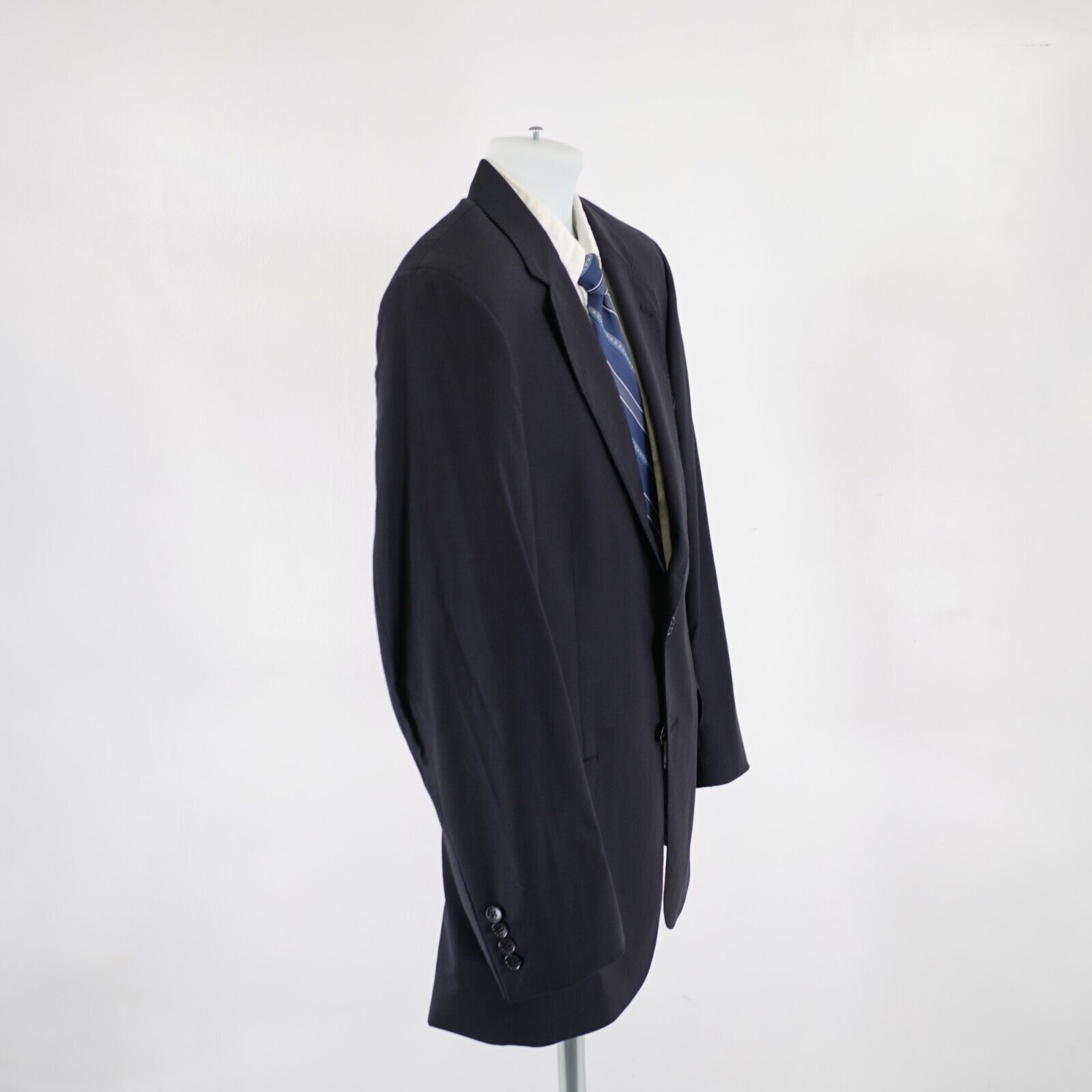 Jos. A. Bank Jos A Bank Signature Gold Wool Blue Glen Plaid 40R Suit Jack Size 40R - 7 Thumbnail