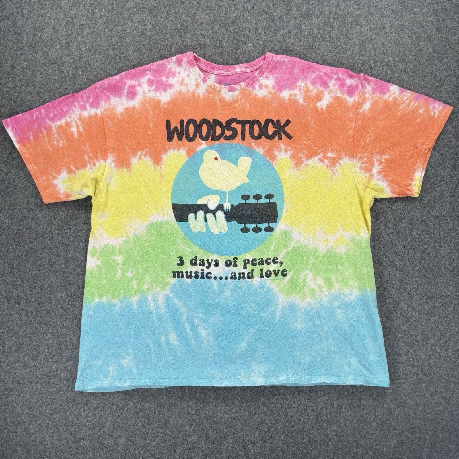 Liquid Blue Woodstock Tie-Dye Shirt Liquid Blue Men's XXL Festival 2016 Size US XXL / EU 58 / 5 - 1 Thumbnail
