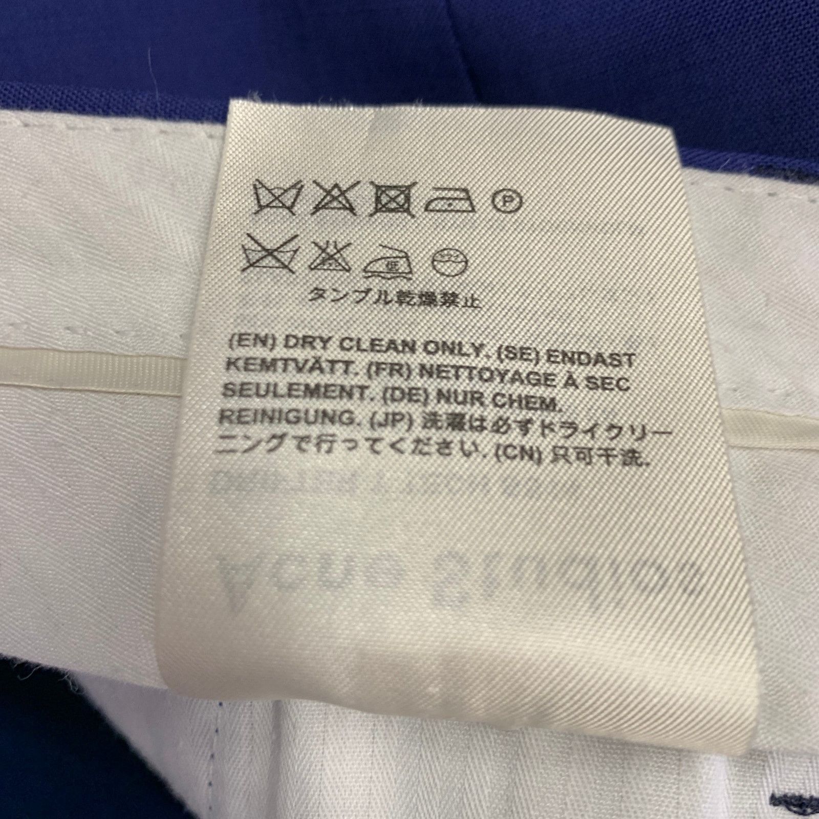 Acne Studios ACNE STUDIOS Size 36 Blue Wool Blend Notch Lapel Suit Size 36R - 13 Thumbnail