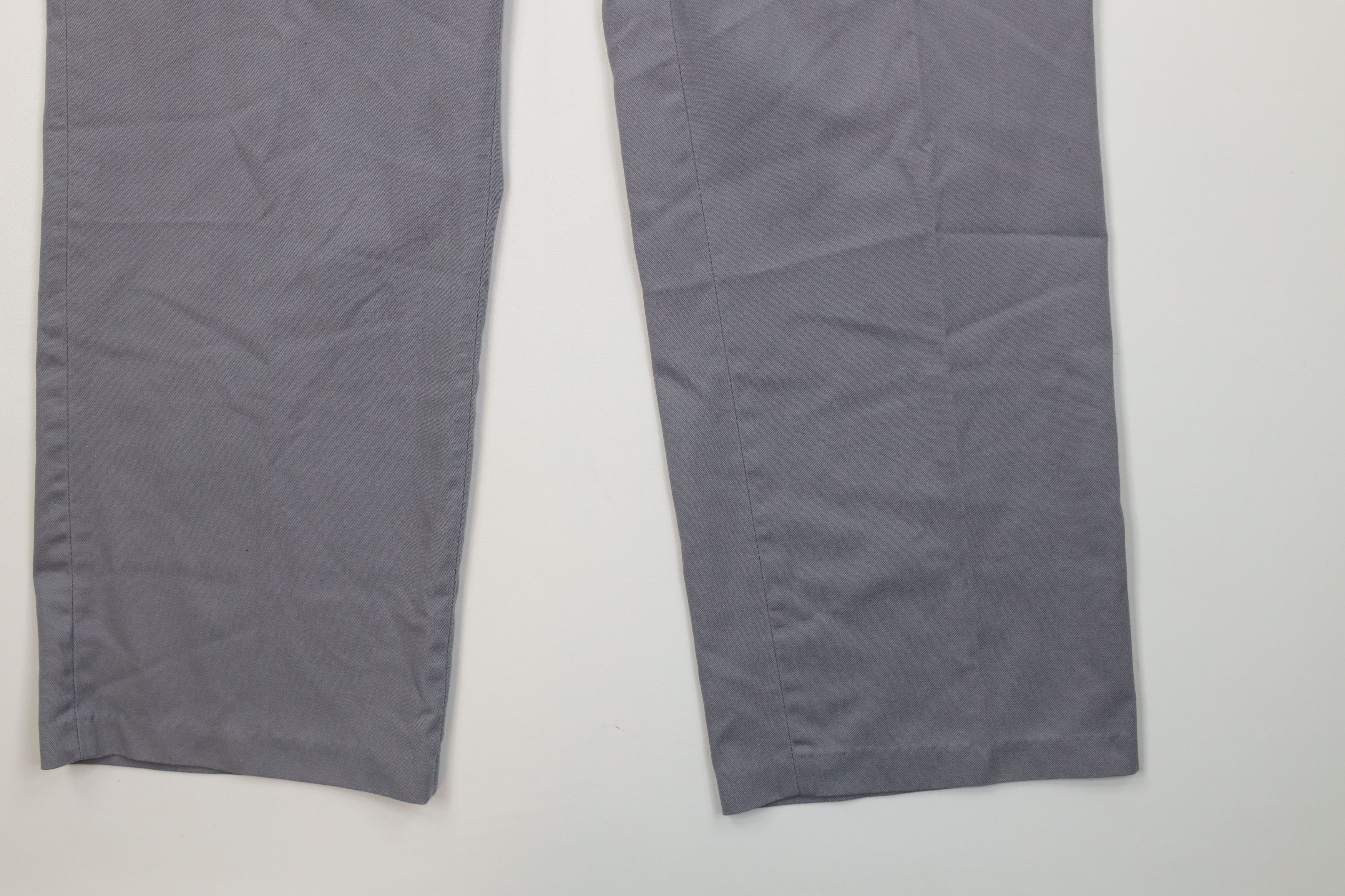 Vintage Vintage 70s Streetwear Wide Leg Chino Pants Trousers Gray Size US 34 / EU 50 - 5 Thumbnail