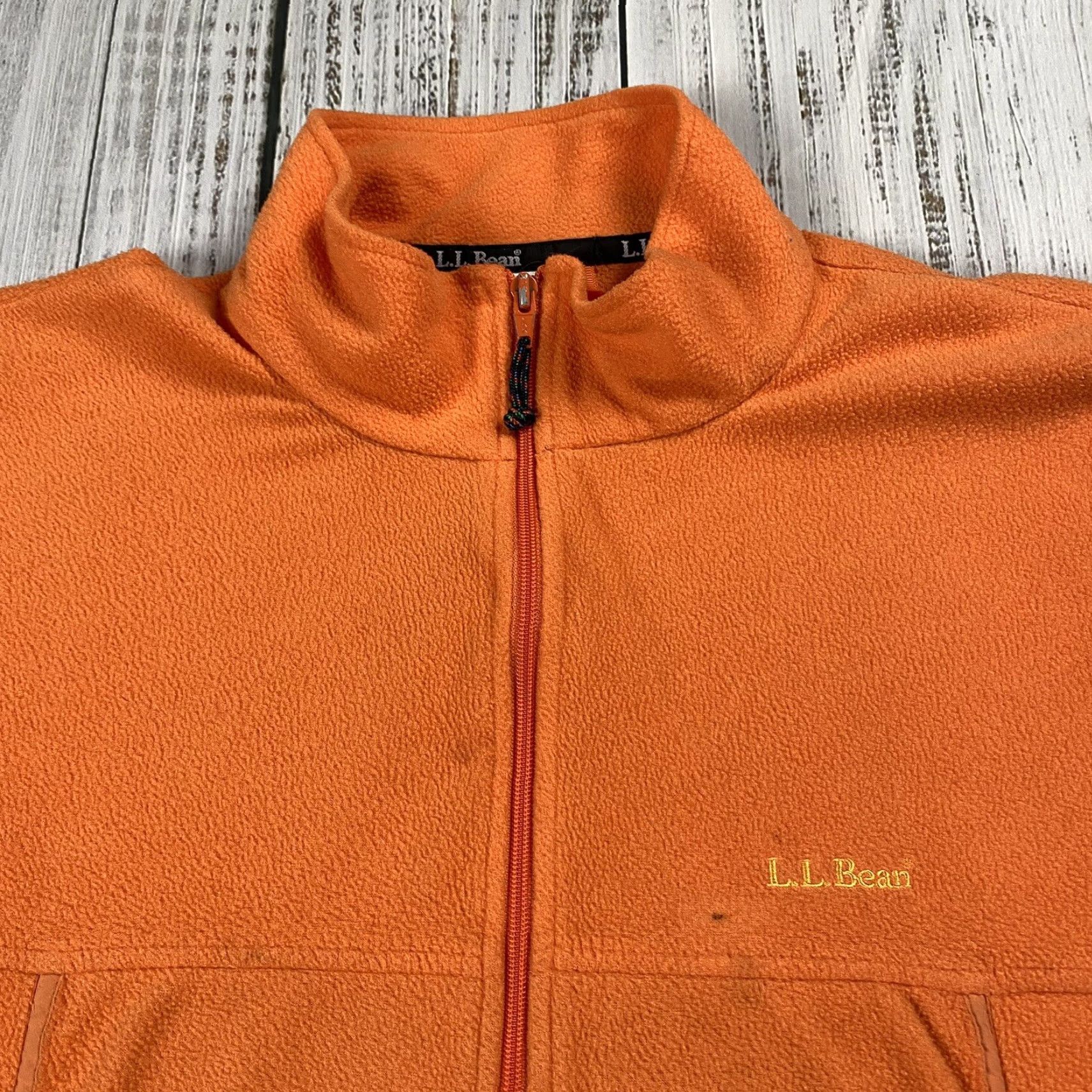 Vintage VINTAGE LL BEAN MENS 1/2 ZIP ORANGE FLEECE PULLOVER JACKET SWEATER HIKING OUTDOOR XL Size US XL / EU 56 / 4 - 2 Thumbnail