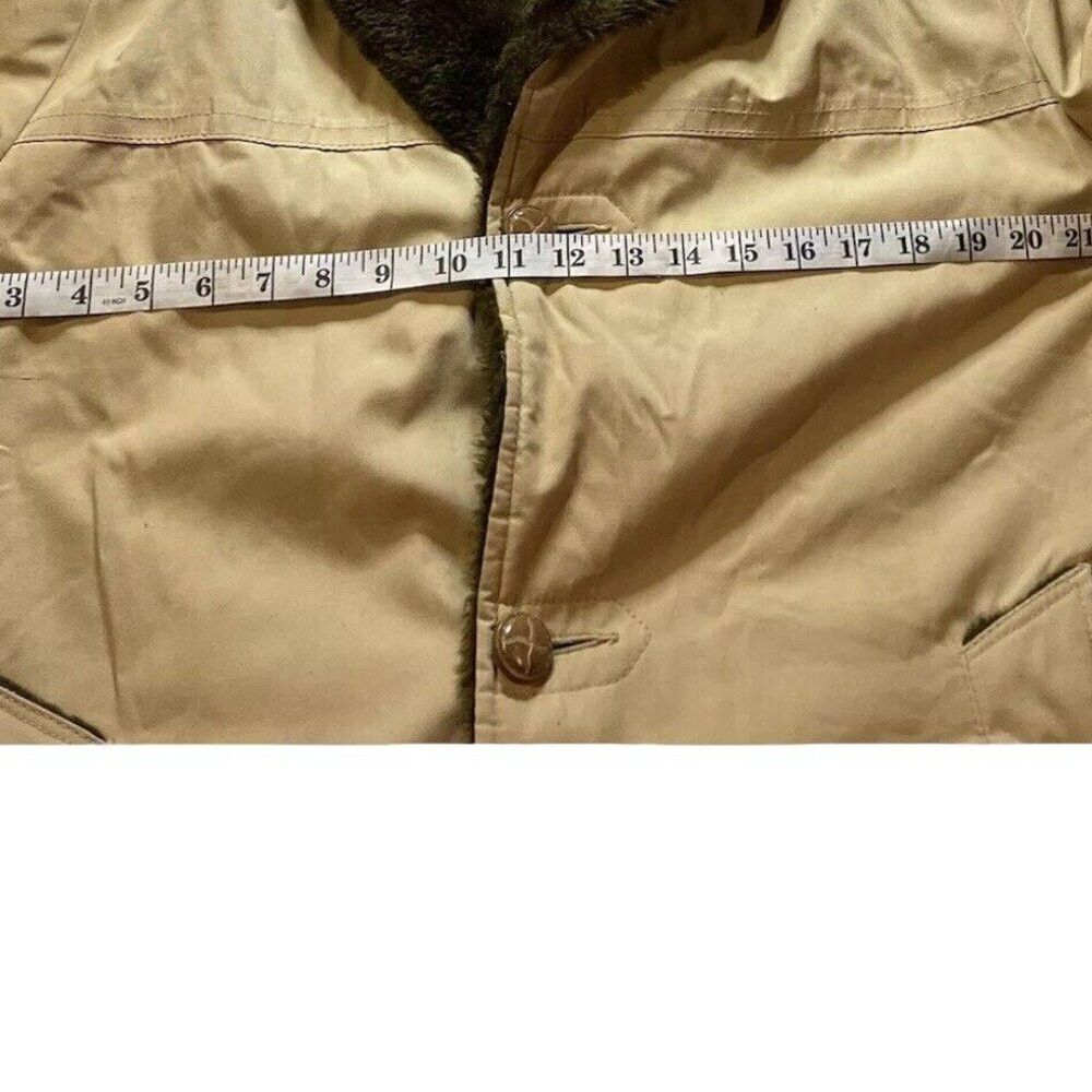 Vintage Vintage Silverwoods Men's Size 38 Utility Field Jacket Military Long Khaki 1970s Size US L / EU 52-54 / 3 - 6 Thumbnail