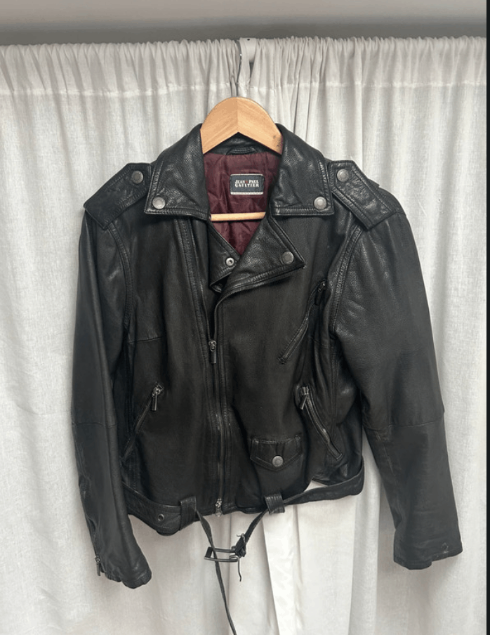 Jean Paul Gaultier × Leather Jean Paul Gaultier Jacket Leather Biker Crop Coat EX0083 Size XL / US 12-14 / IT 48-50 - 1 Thumbnail