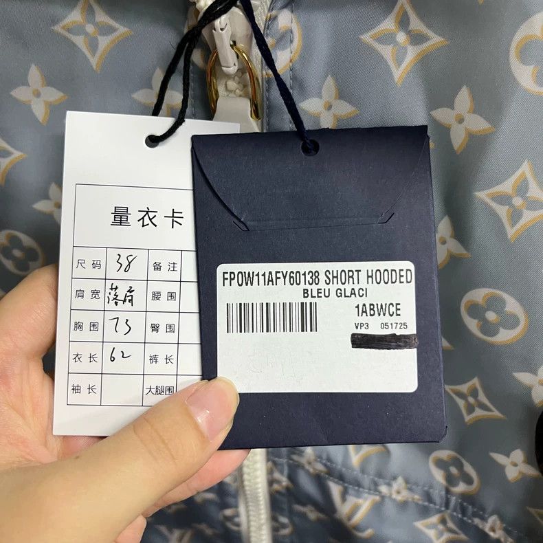 Louis Vuitton Louis Vuitton Full Blue Logo Hooded Jacket Size XS / US 0-2 / IT 36-38 - 3 Thumbnail