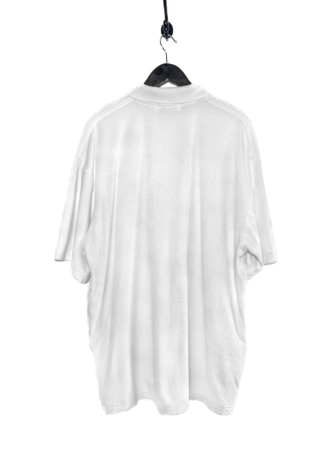 Bape Bape White Toweling Embroidered Polo Shirt Size US XL / EU 56 / 4 - 2 Thumbnail