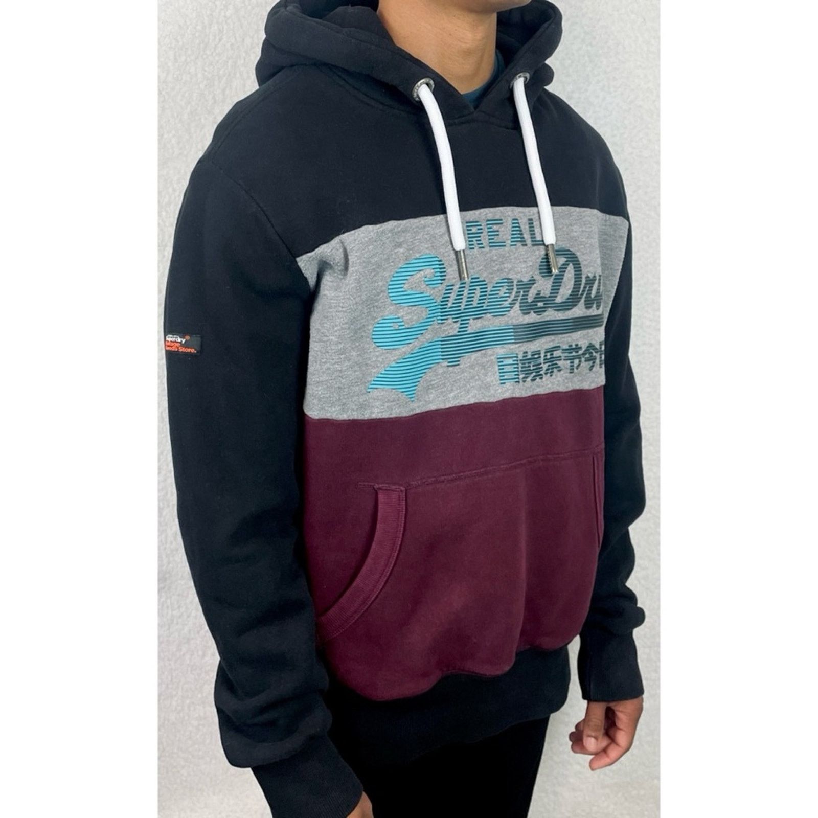 Superdry SUPERDRY • Vintage Logo 1st Panel Pullover Hoodie Size US L / EU 52-54 / 3 - 8 Thumbnail