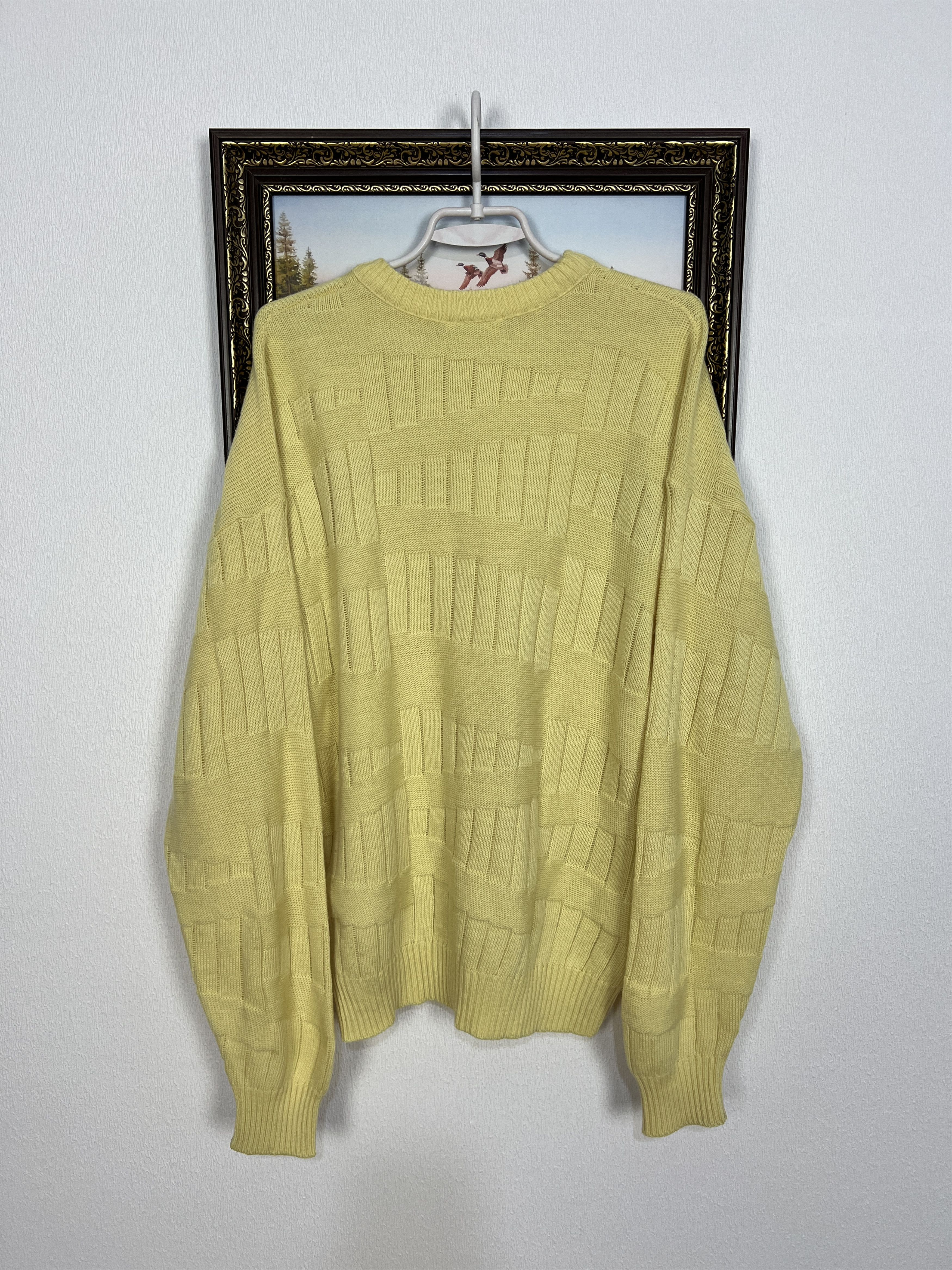 Lacoste Vintage Lacoste Yellow Jumper Sweater Devanlay Pullover Knit Size US L / EU 52-54 / 3 - 9 Thumbnail