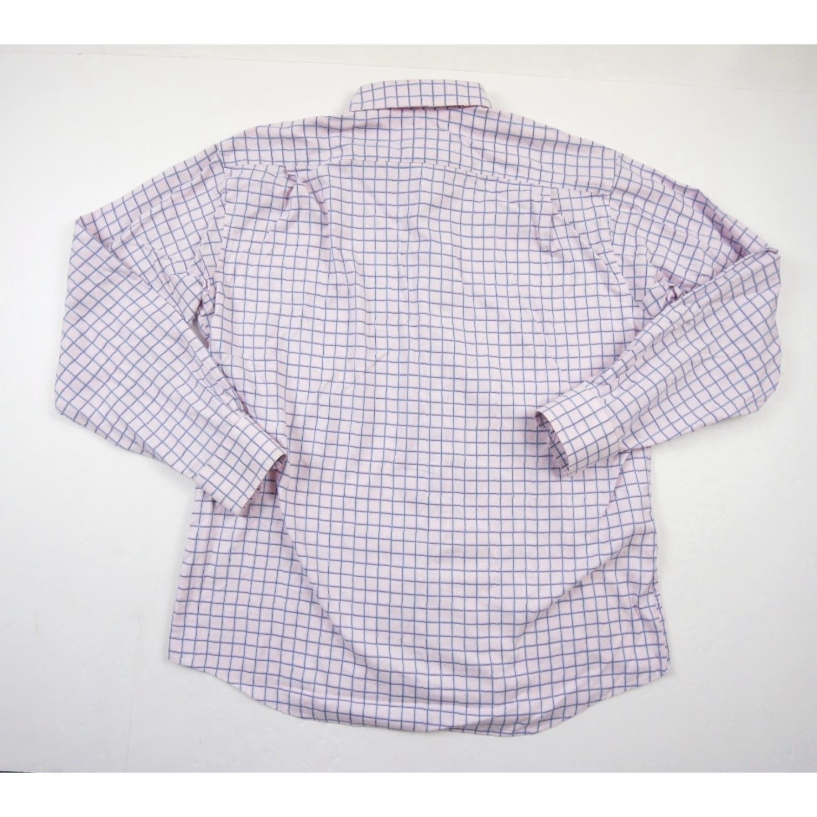 Tommy Bahama Tommy Bahama Men's Long Sleeve Button-Up Shirt 16 34-35 Pink Cotton Dress Casual Business Work Size 42R - 4 Thumbnail