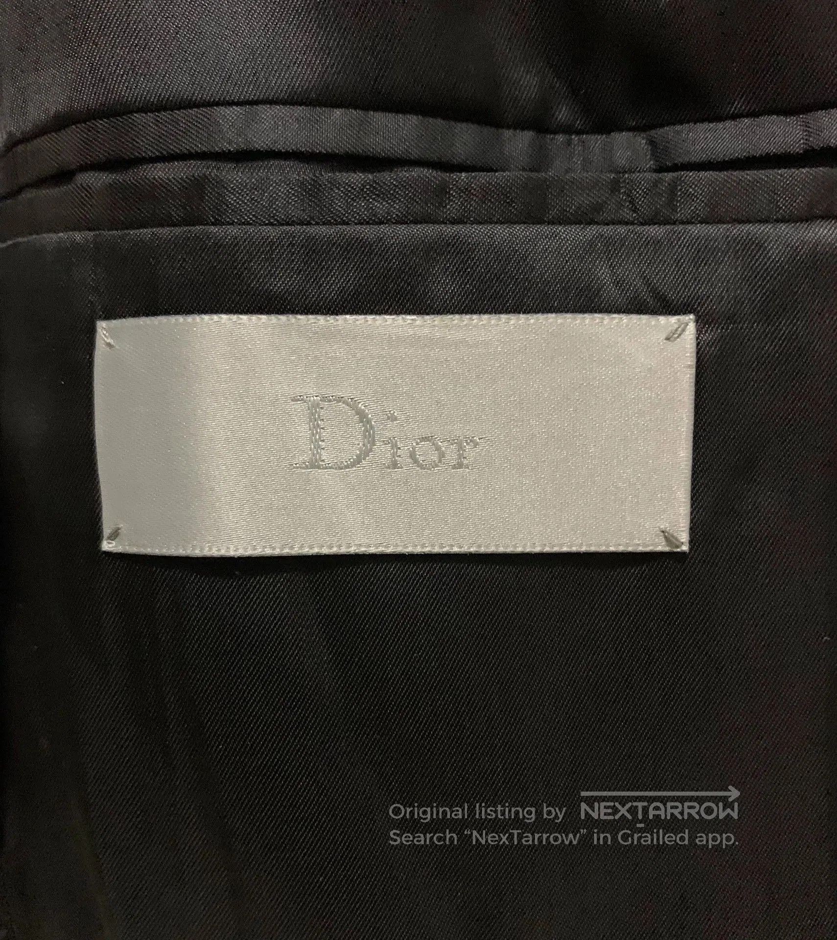Dior Black Polka Dot Striped Blazer Size S. Size US S / EU 44-46 / 1 - 4 Thumbnail