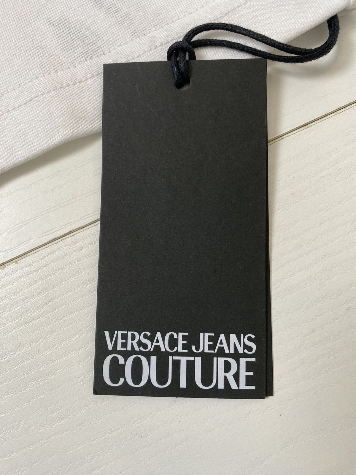 Versace Jeans Couture Versace Jeans Culture Logo Patch T-shirt, XL, white, new Size US XL / EU 56 / 4 - 2 Thumbnail