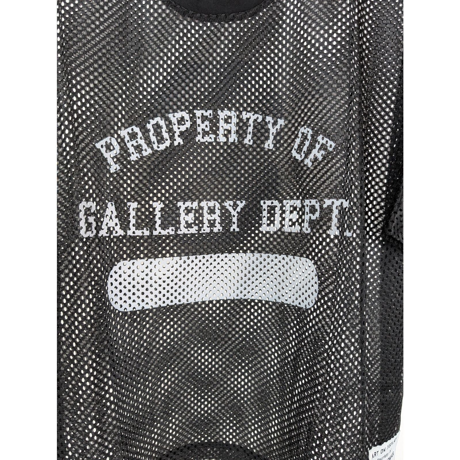 Gallery Dept. o1rshd1 Property of Gallery Dept Mesh Shirt in Black Size US L / EU 52-54 / 3 - 6 Thumbnail